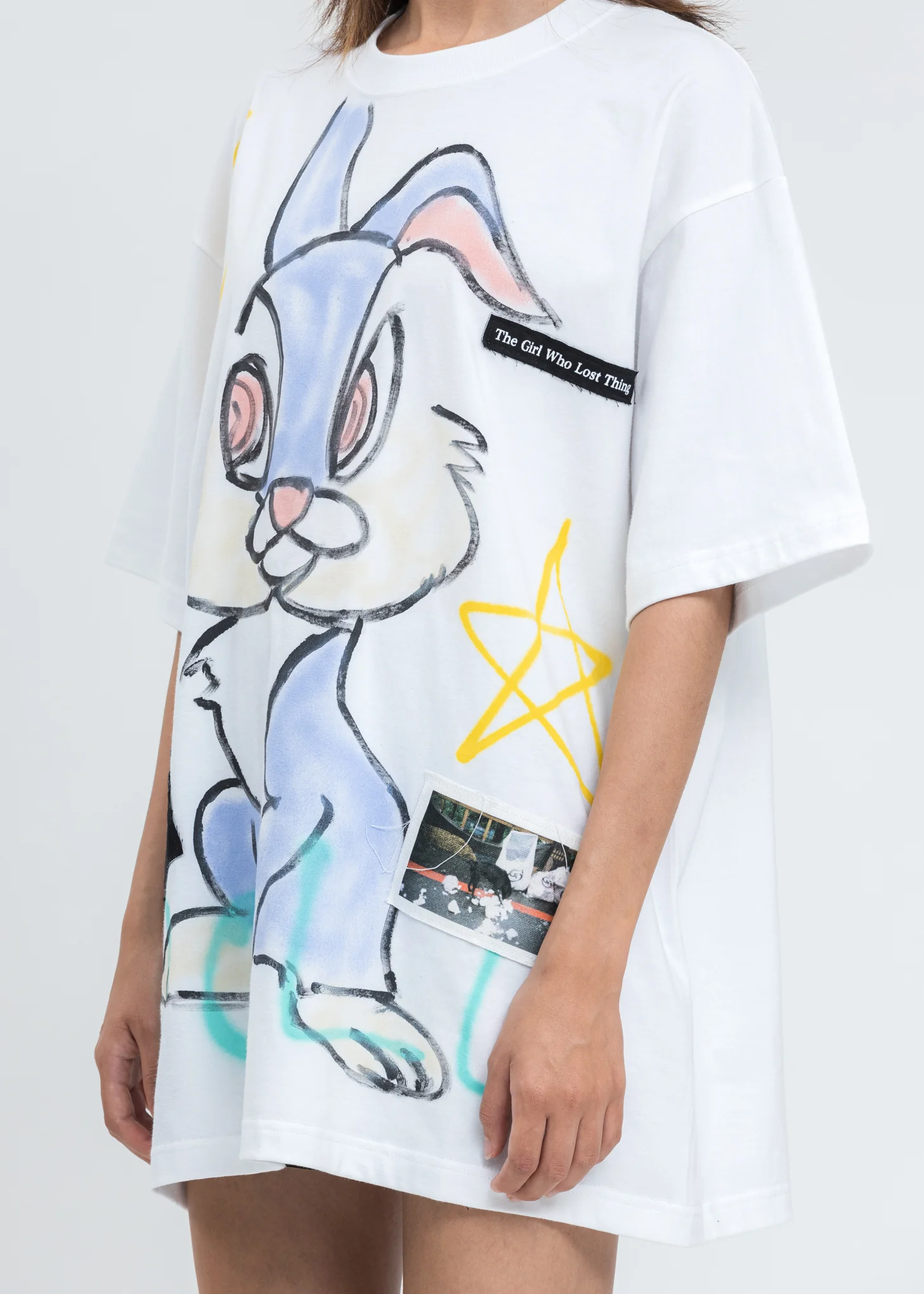 White Paint T-Shirt (Bunny) - Image 2