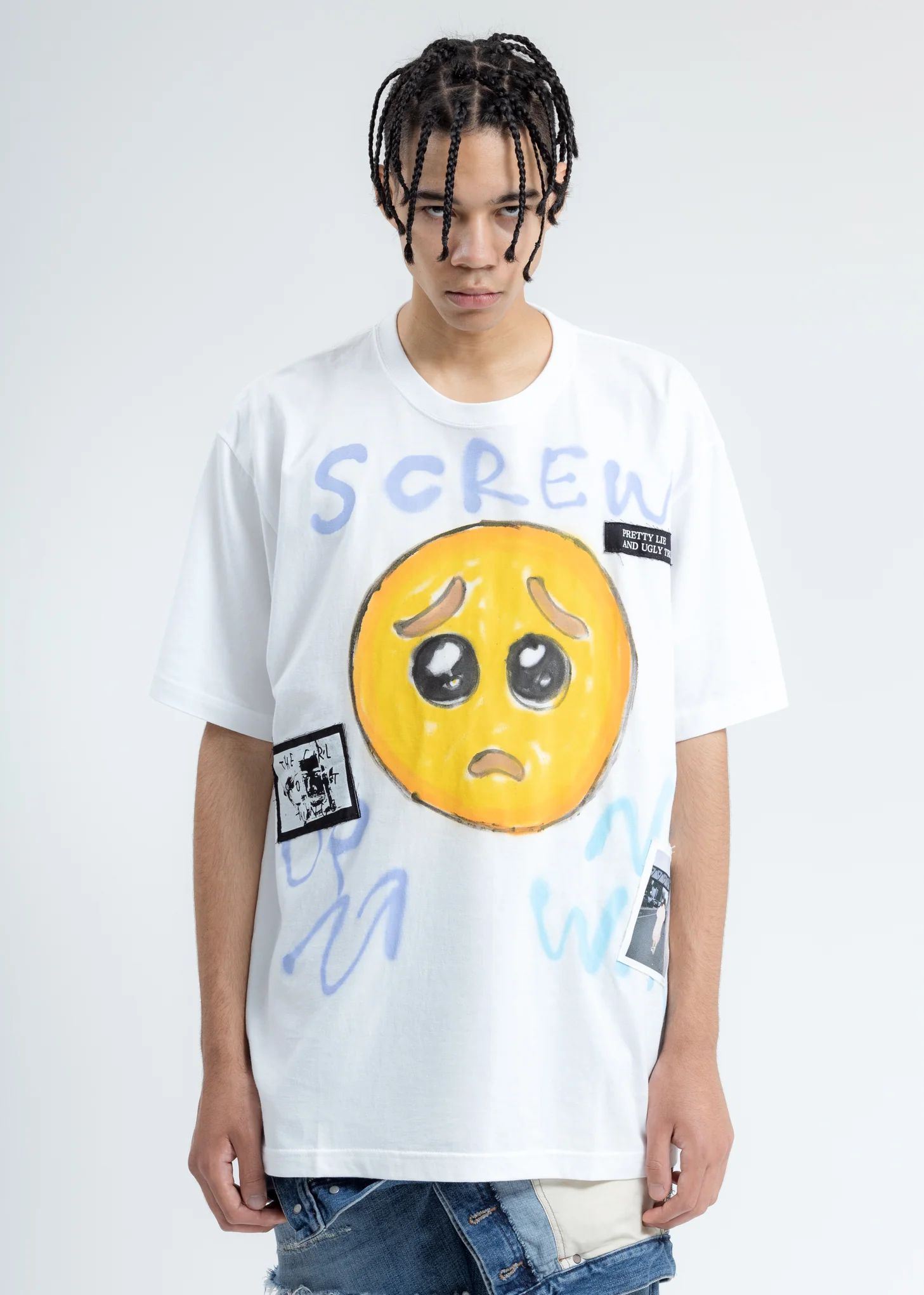 White Paint T-Shirt (Emoji)