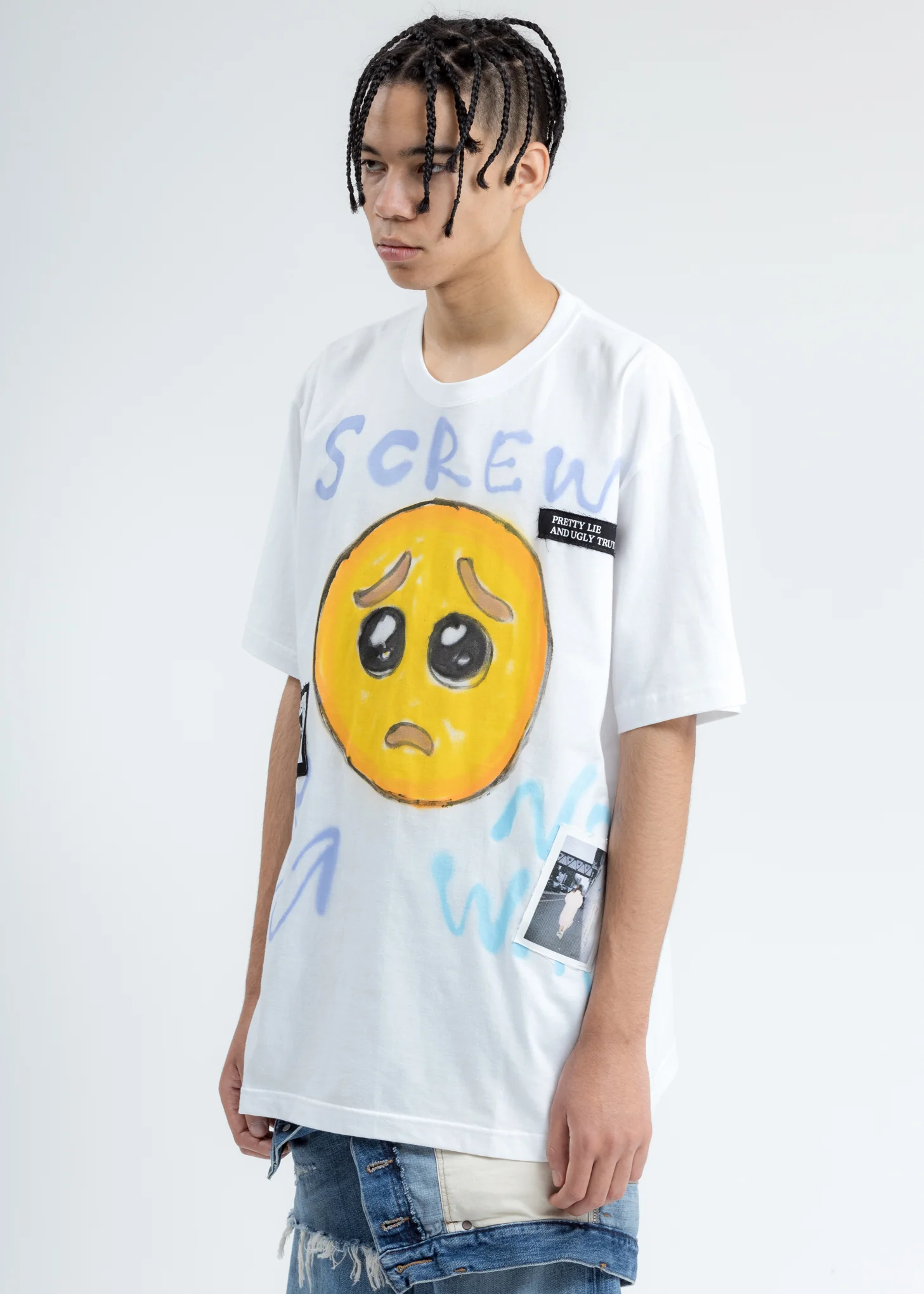 White Paint T-Shirt (Emoji) - Image 3