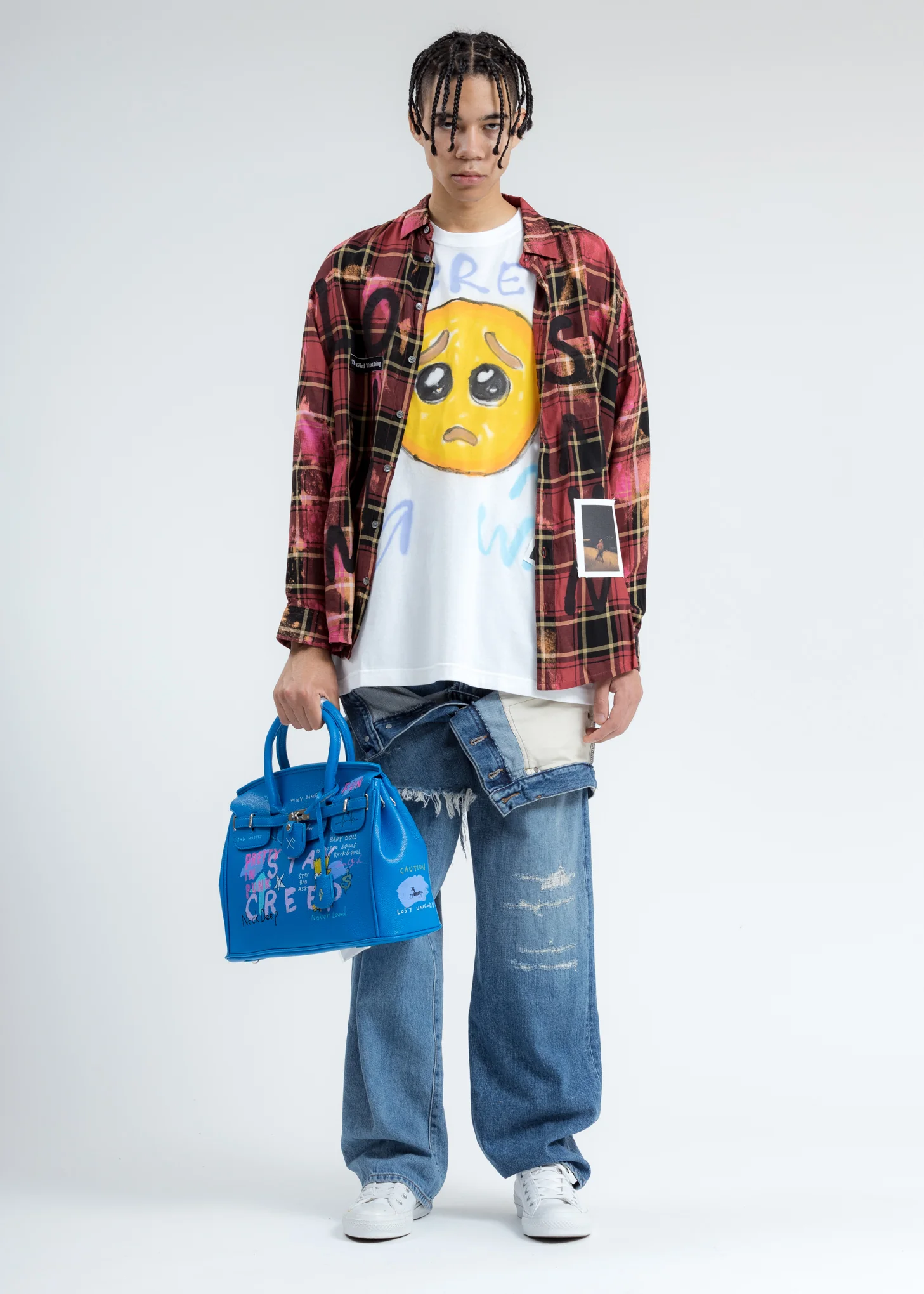 White Paint T-Shirt (Emoji) - Image 6