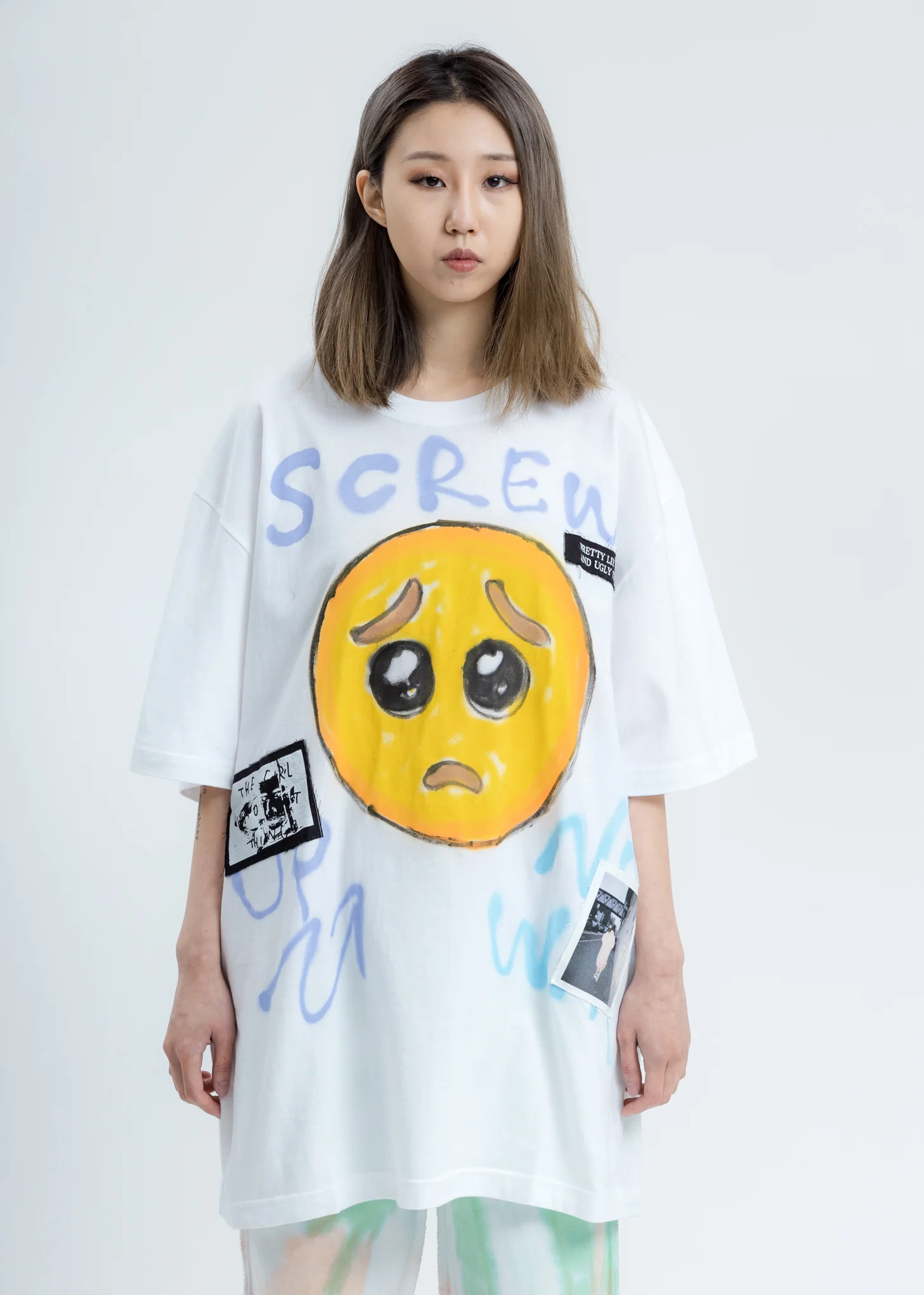 White Paint T-Shirt (Emoji)