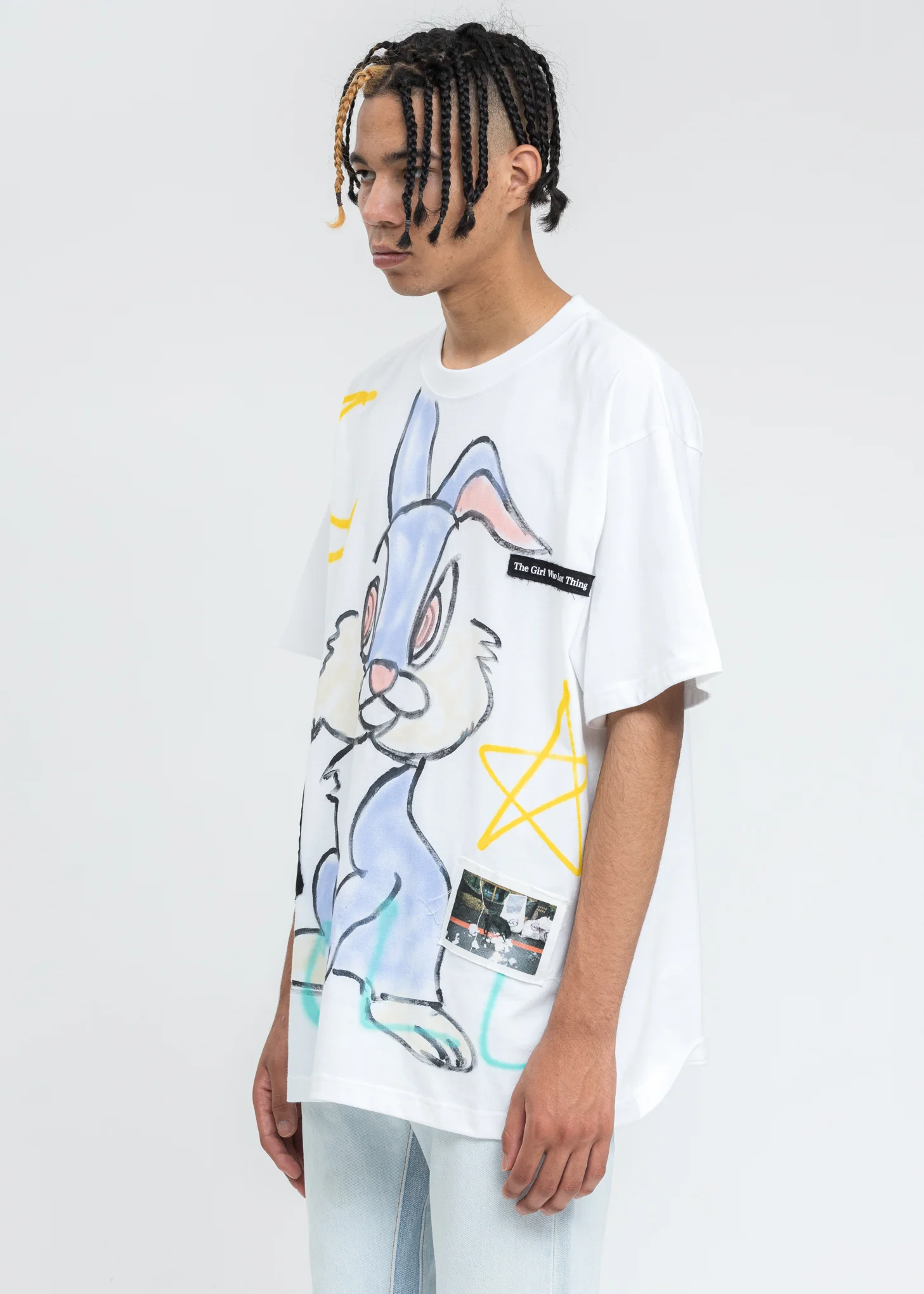 White Paint T-Shirt (Bunny) - Image 3