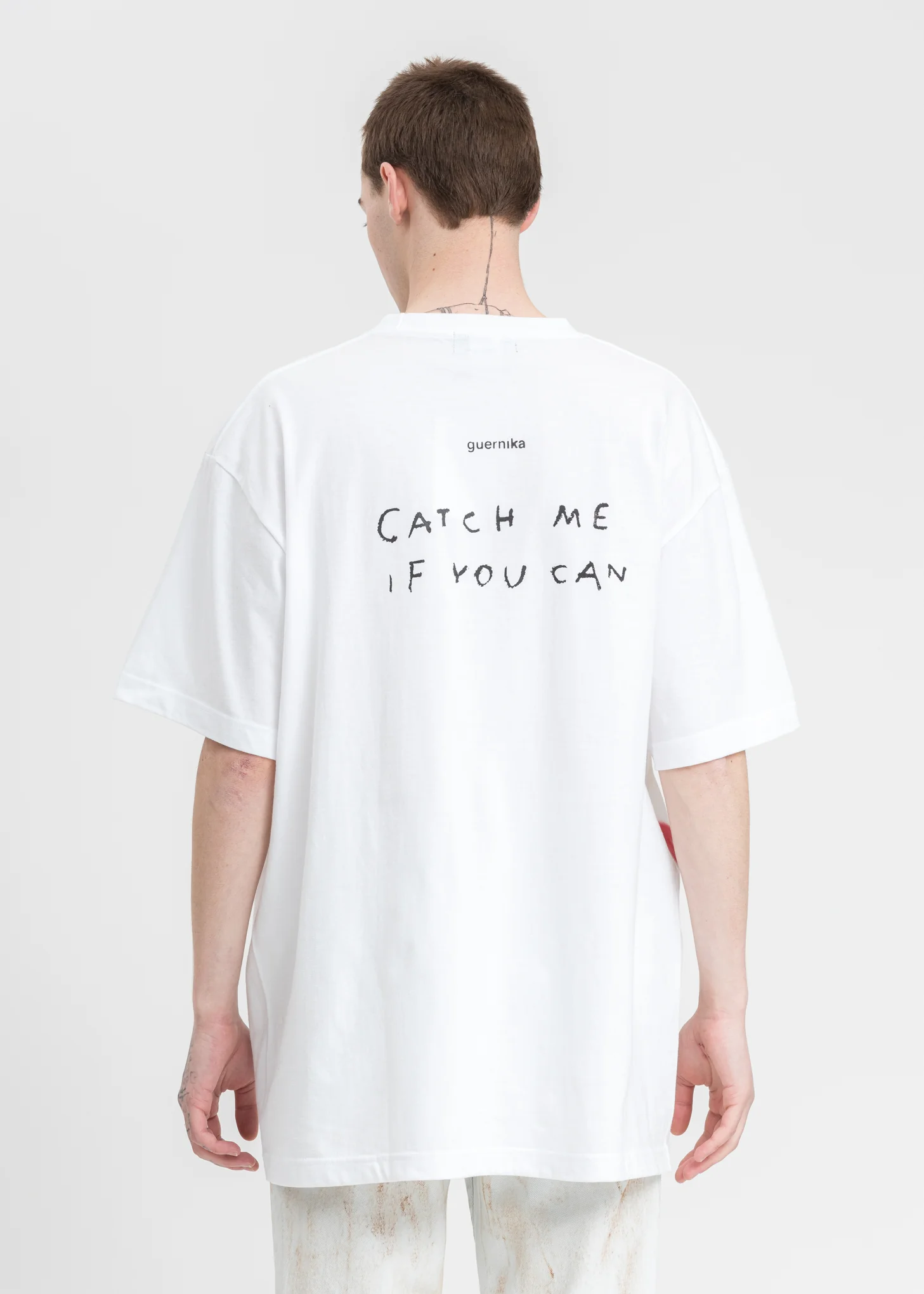 White Paint T-Shirt (Rubber Duck） - Image 3