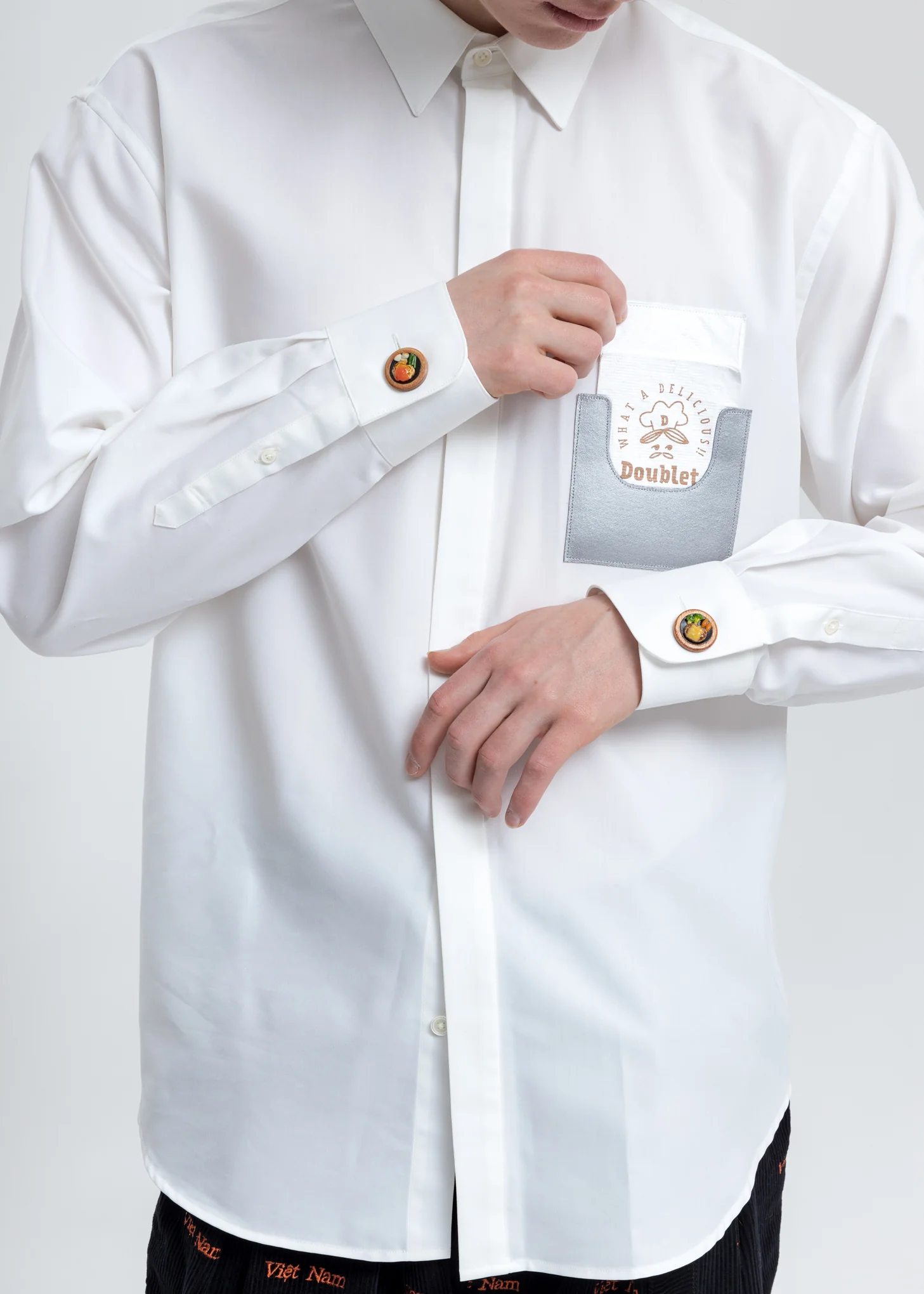 White Paper Napkin Shirt - Image 2