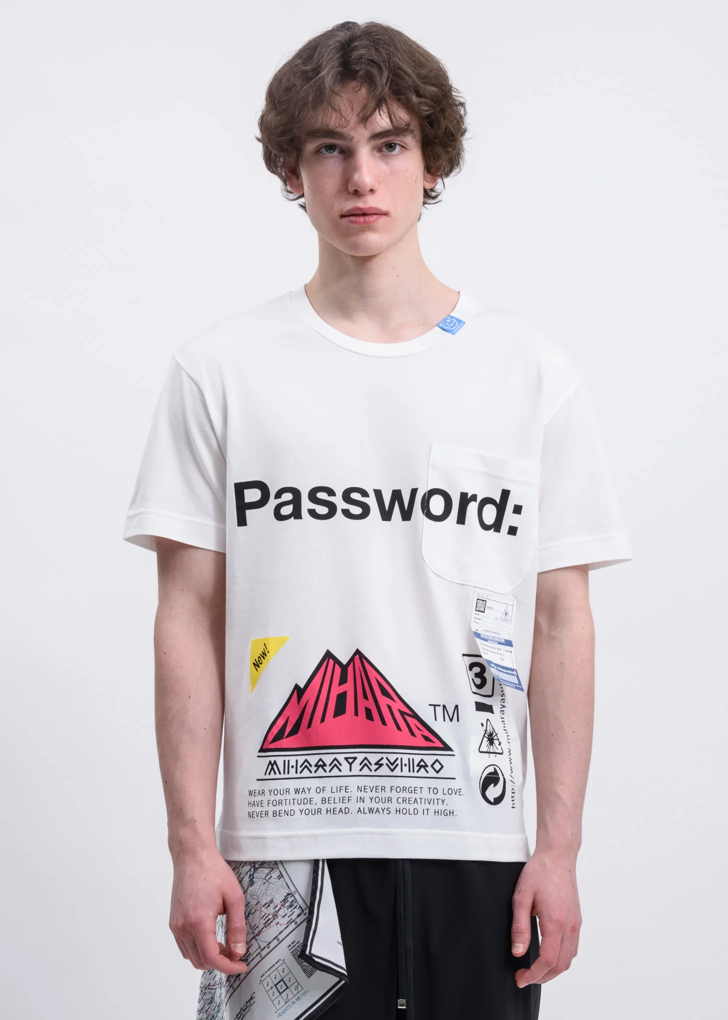 White Password: Printed T-Shirt