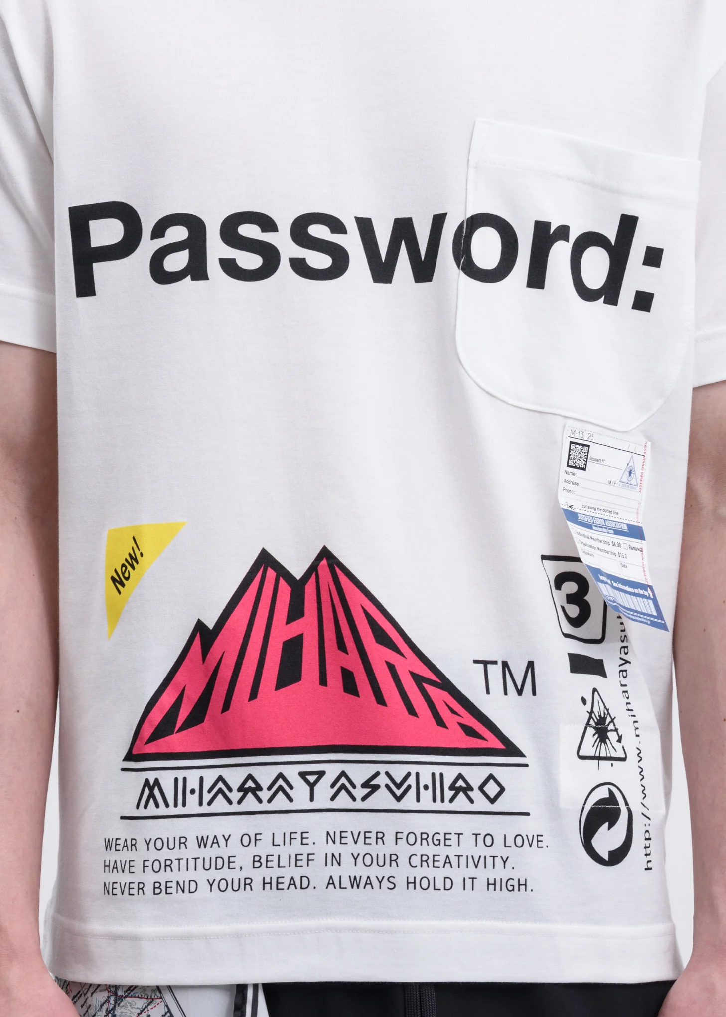 White Password: Printed T-Shirt - Image 3
