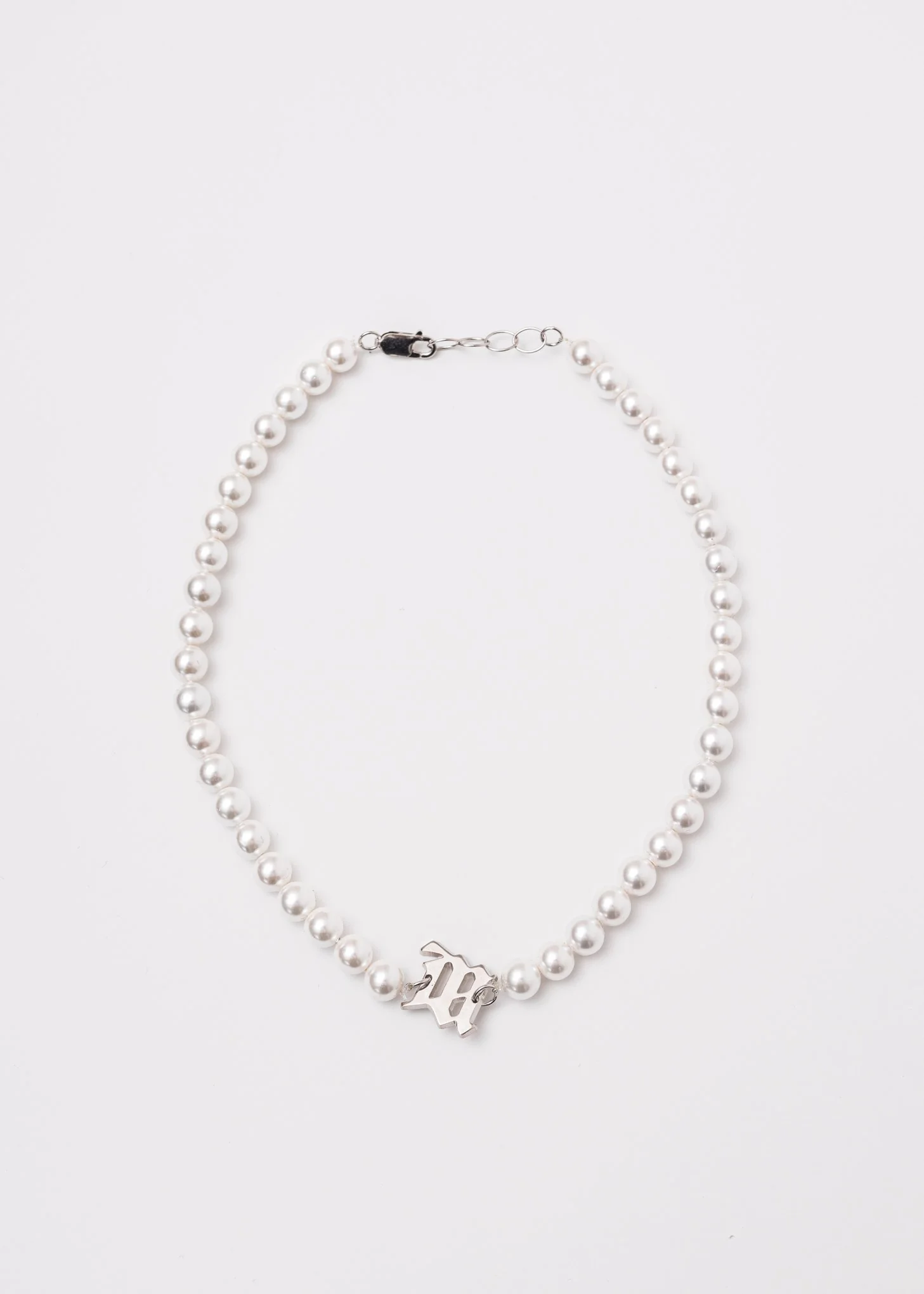 White Pearl Elastic Choker