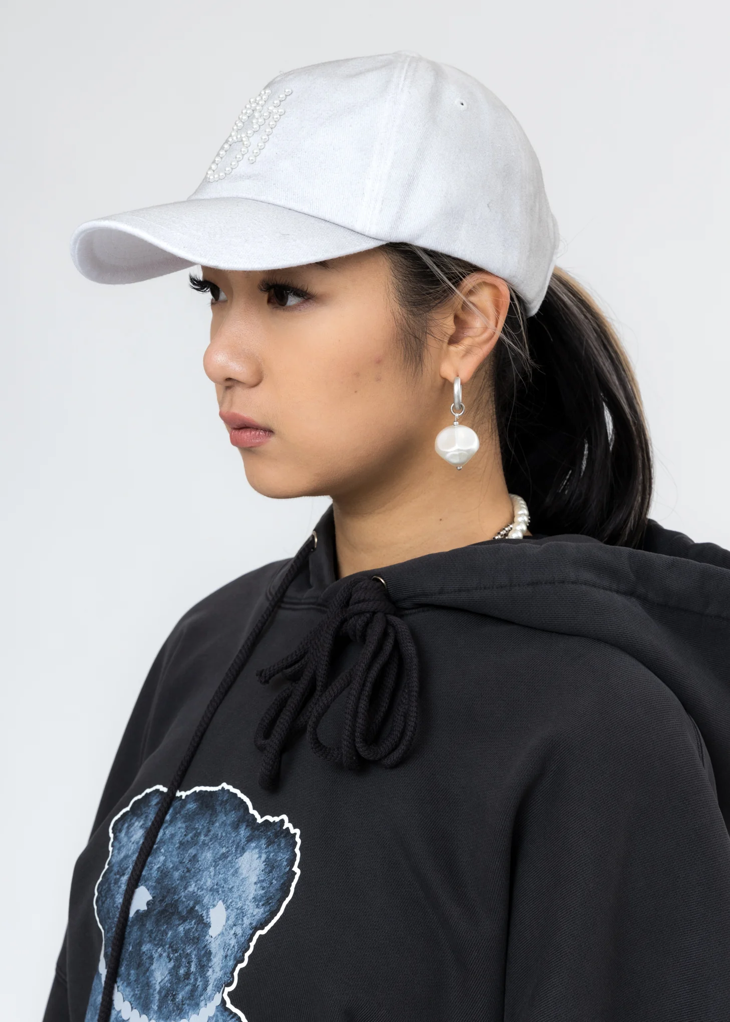 White Pearl Logo Cap - Image 3