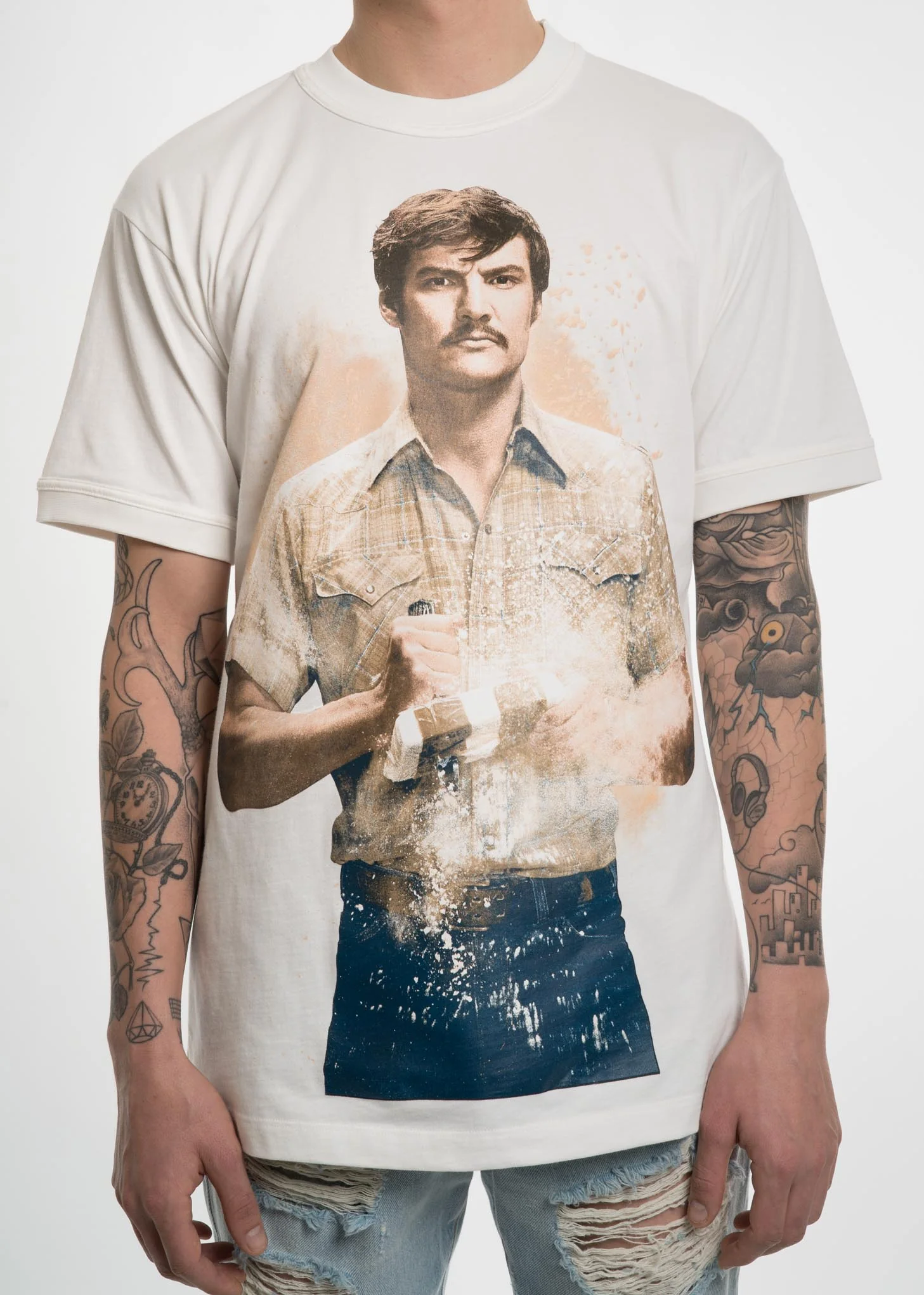 White Pena T-Shirt - Image 3