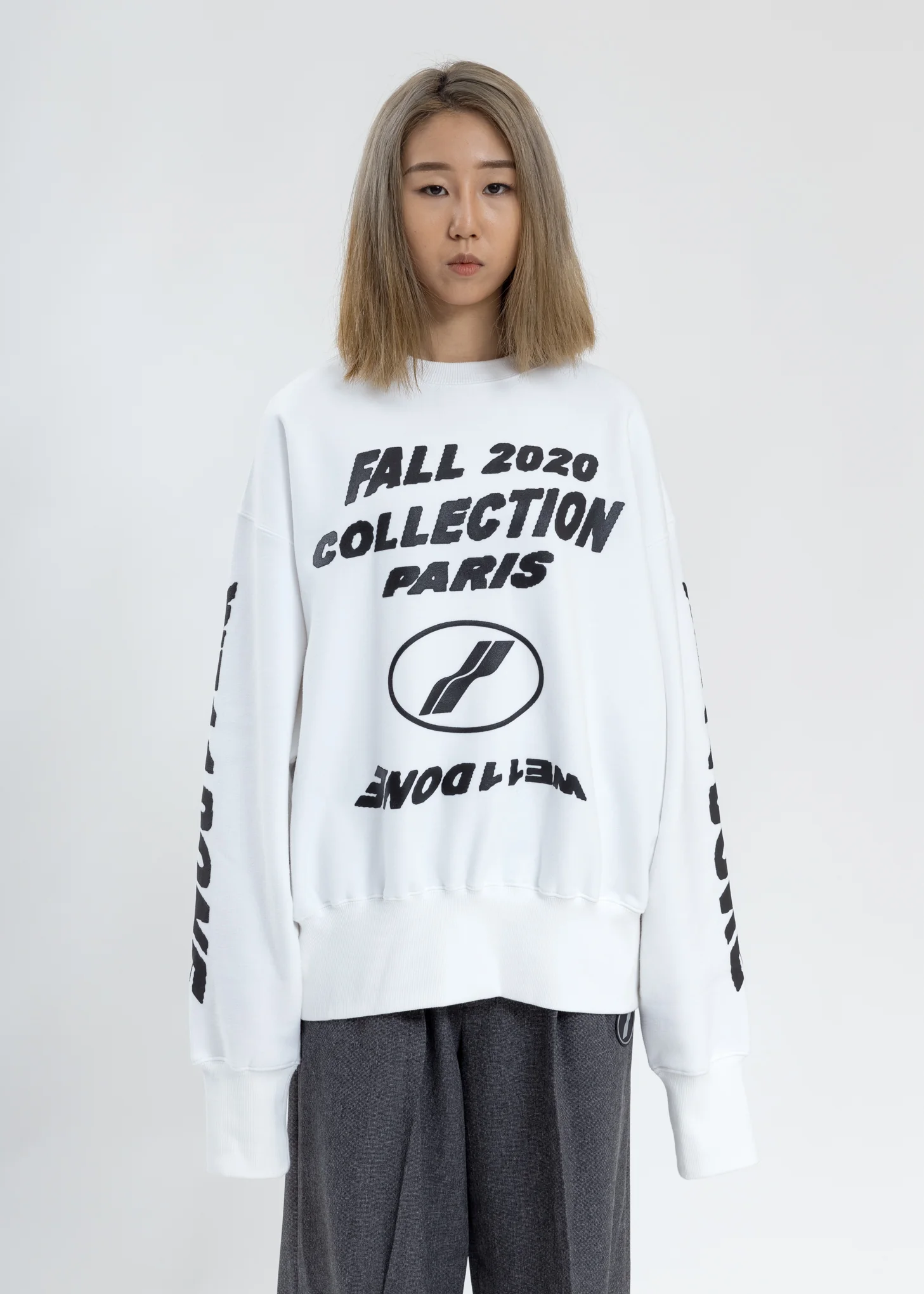 White PF20 Collection Sweater