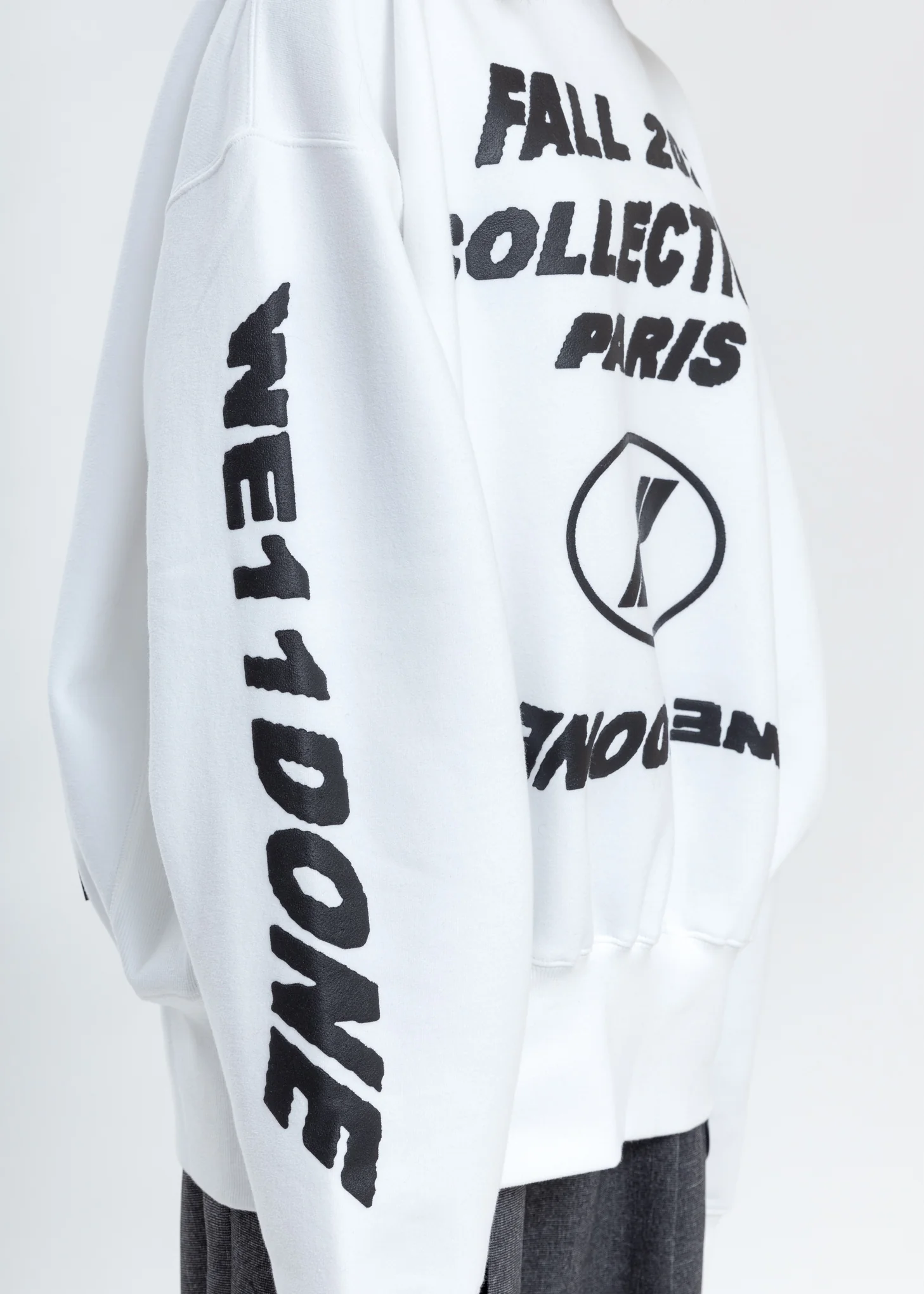 White PF20 Collection Sweater - Image 3
