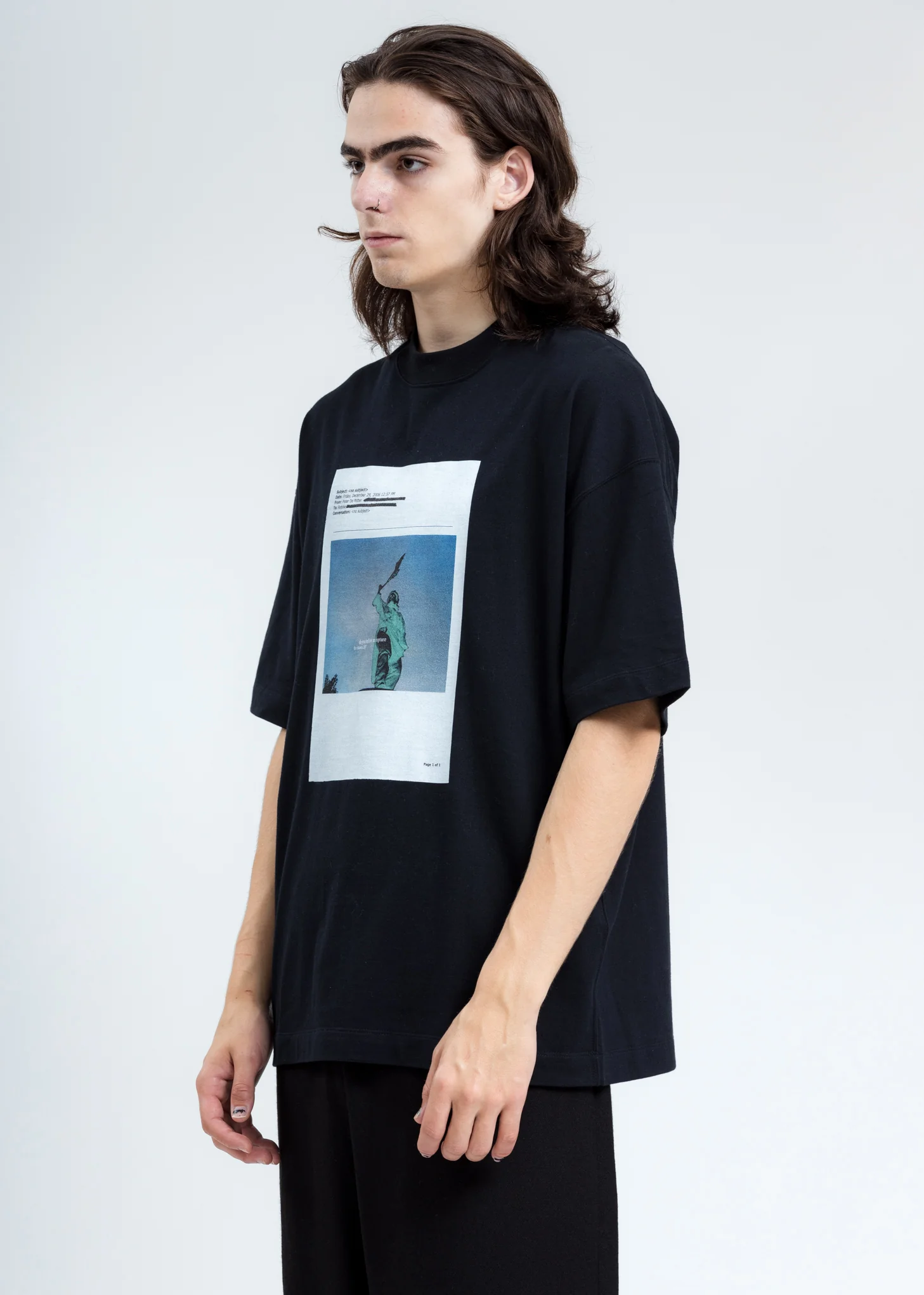 Black Graffiti T-Shirt - Image 3