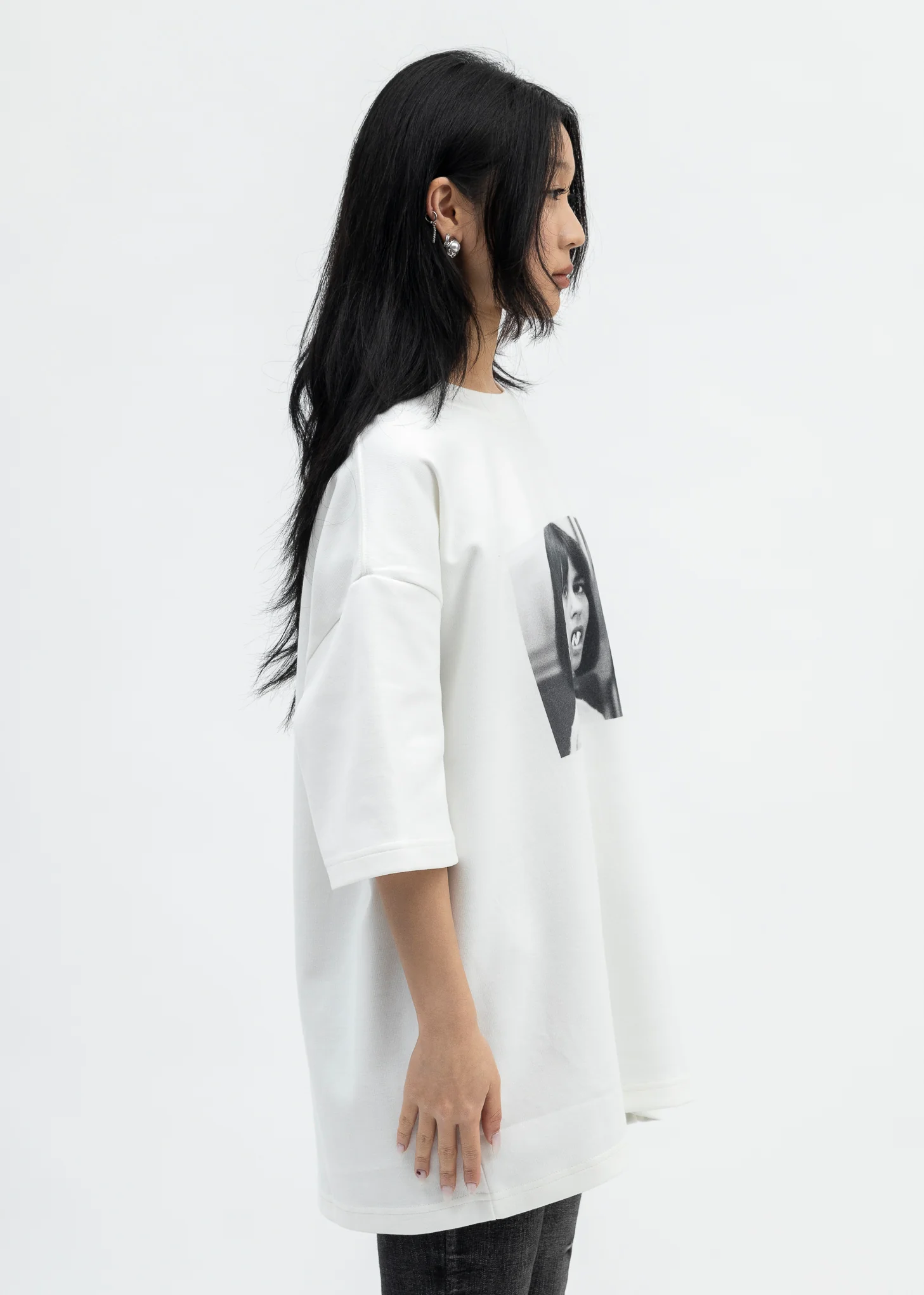 WHITE PHOTO T-SHIRT - Image 3