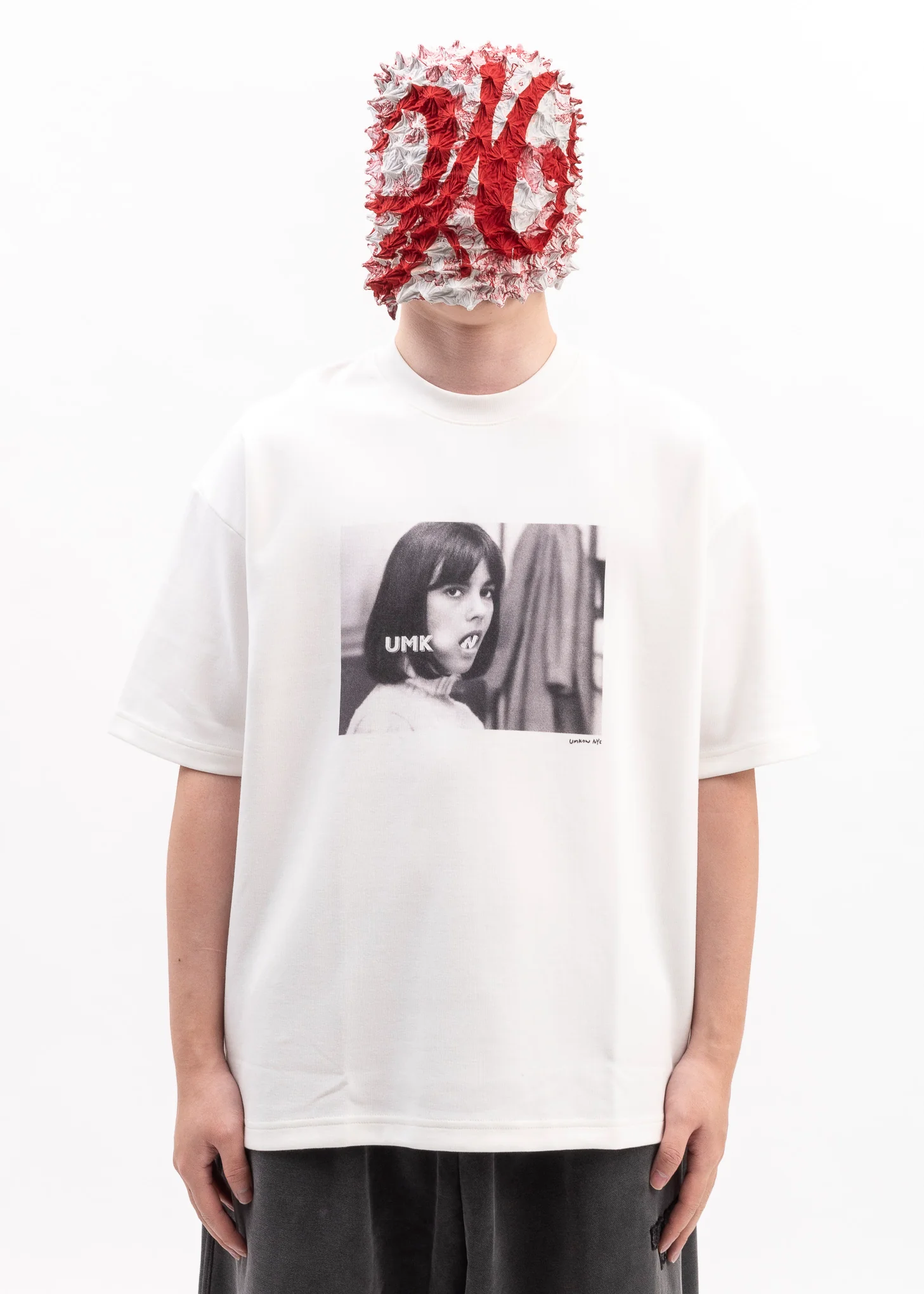 WHITE PHOTO T-SHIRT