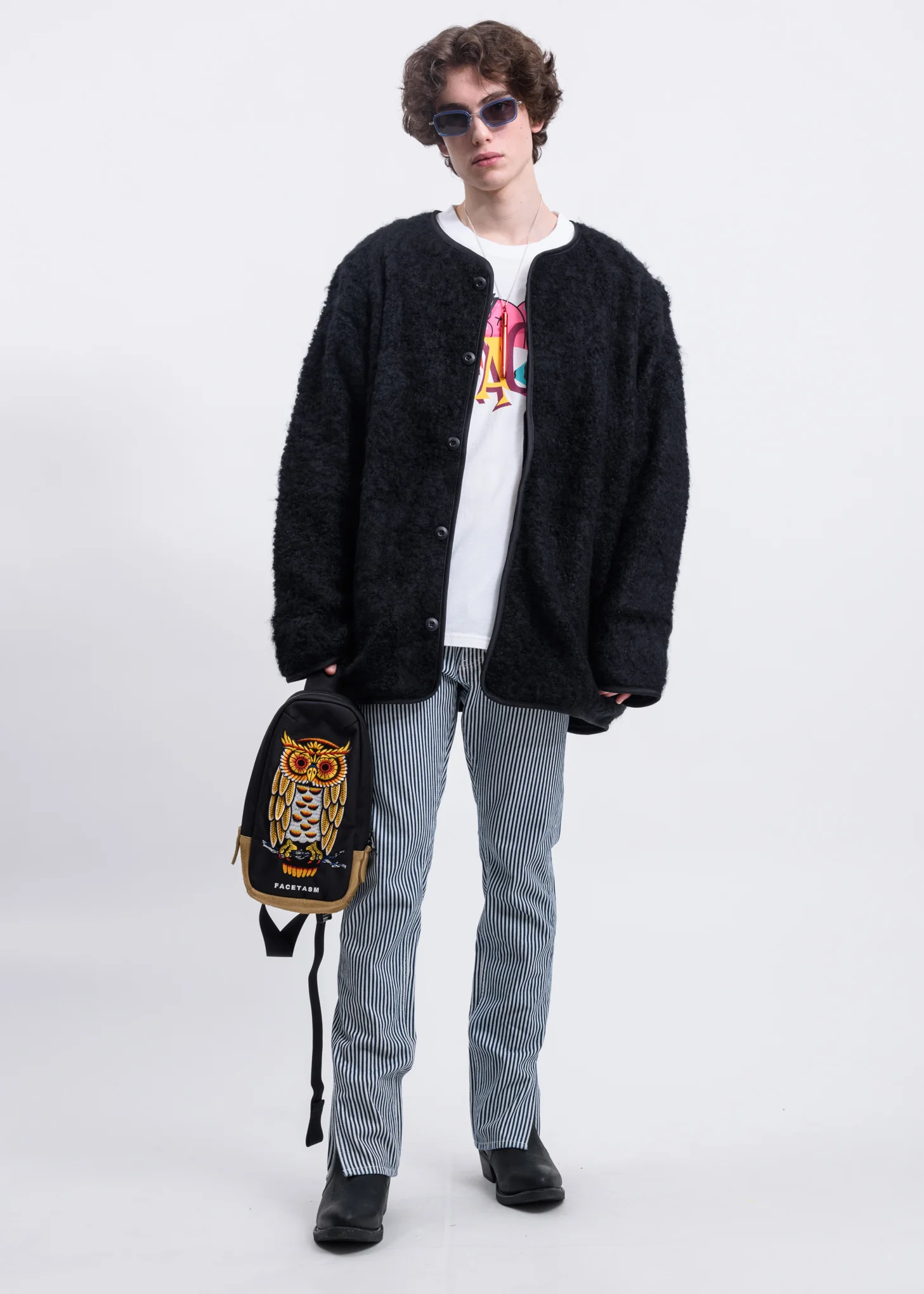 White Graffiti Logo Sweatshirt - Image 5