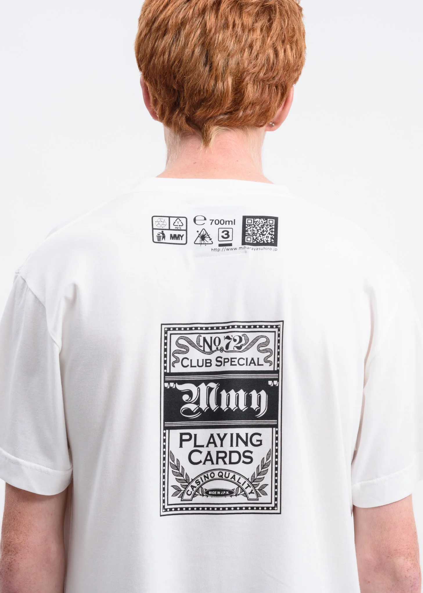 White Playing Cards T-Shirt - Image 2
