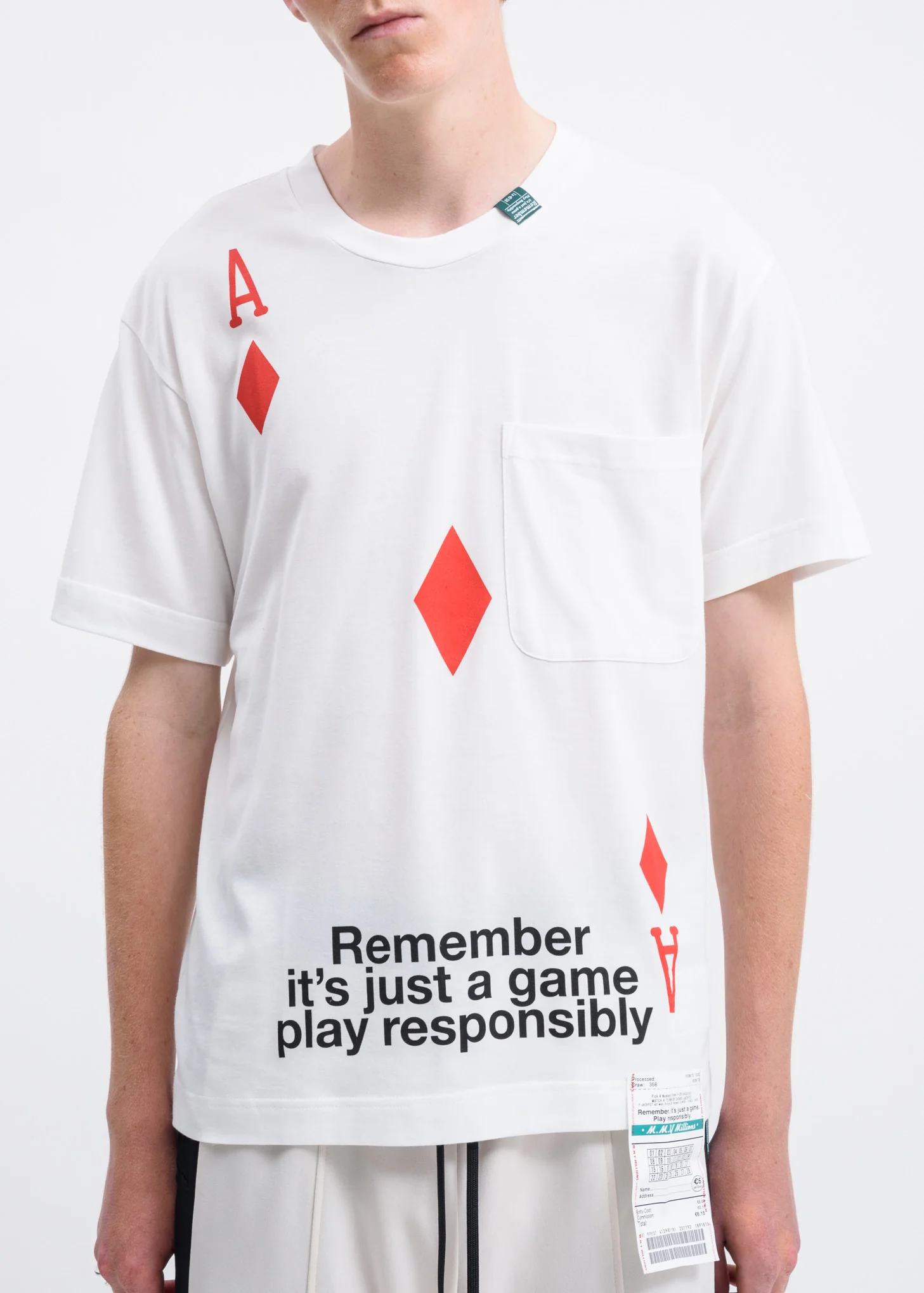 White Playing Cards T-Shirt - Image 4
