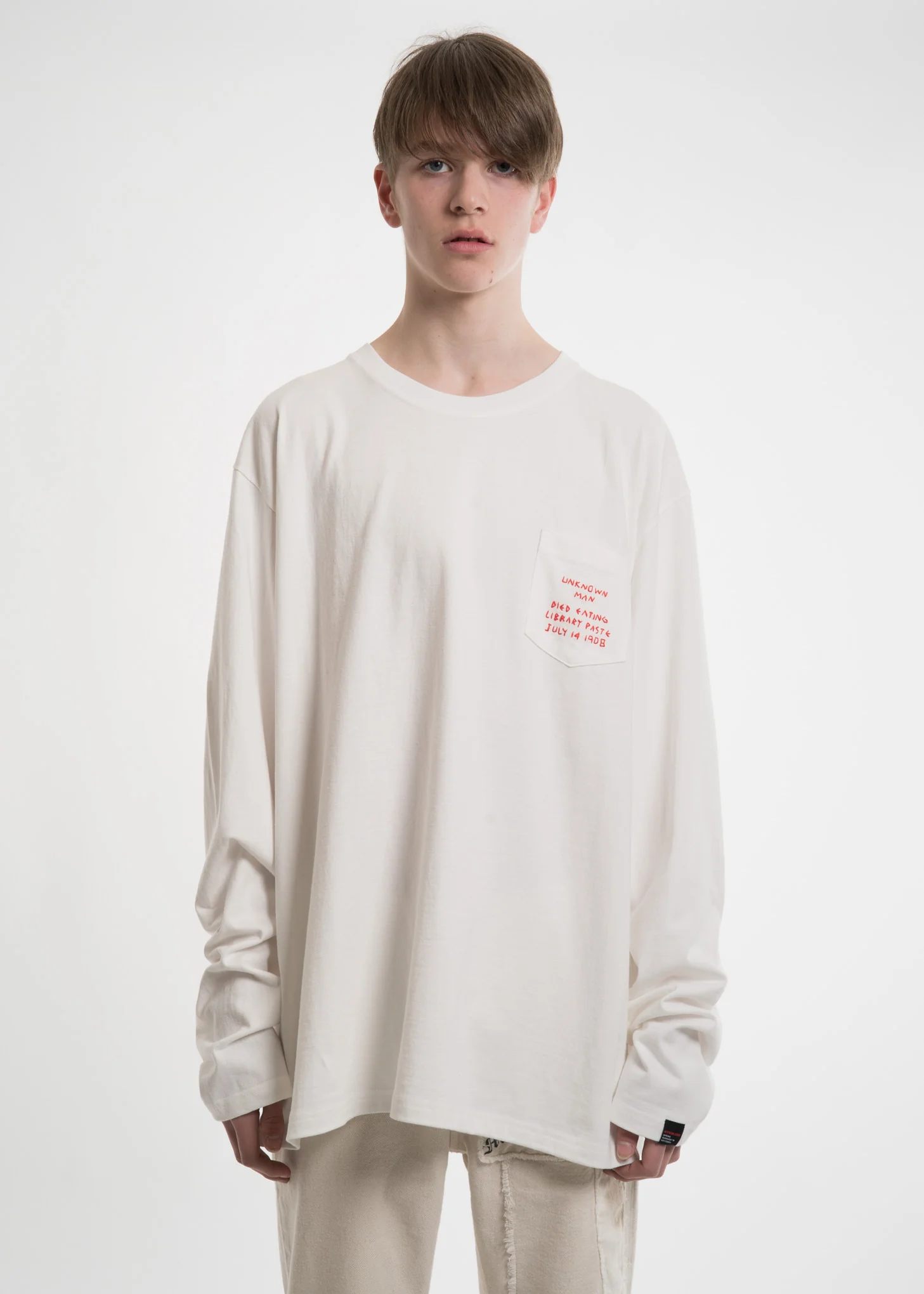 White Pocket Detail Shirt