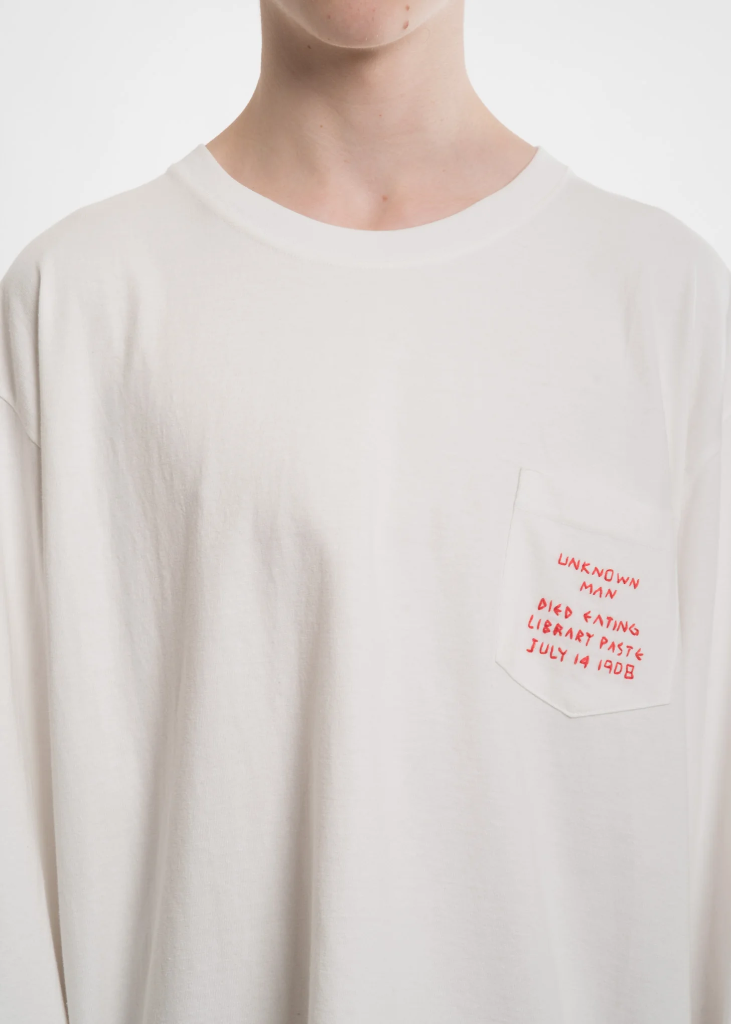 White Pocket Detail Shirt - Image 5