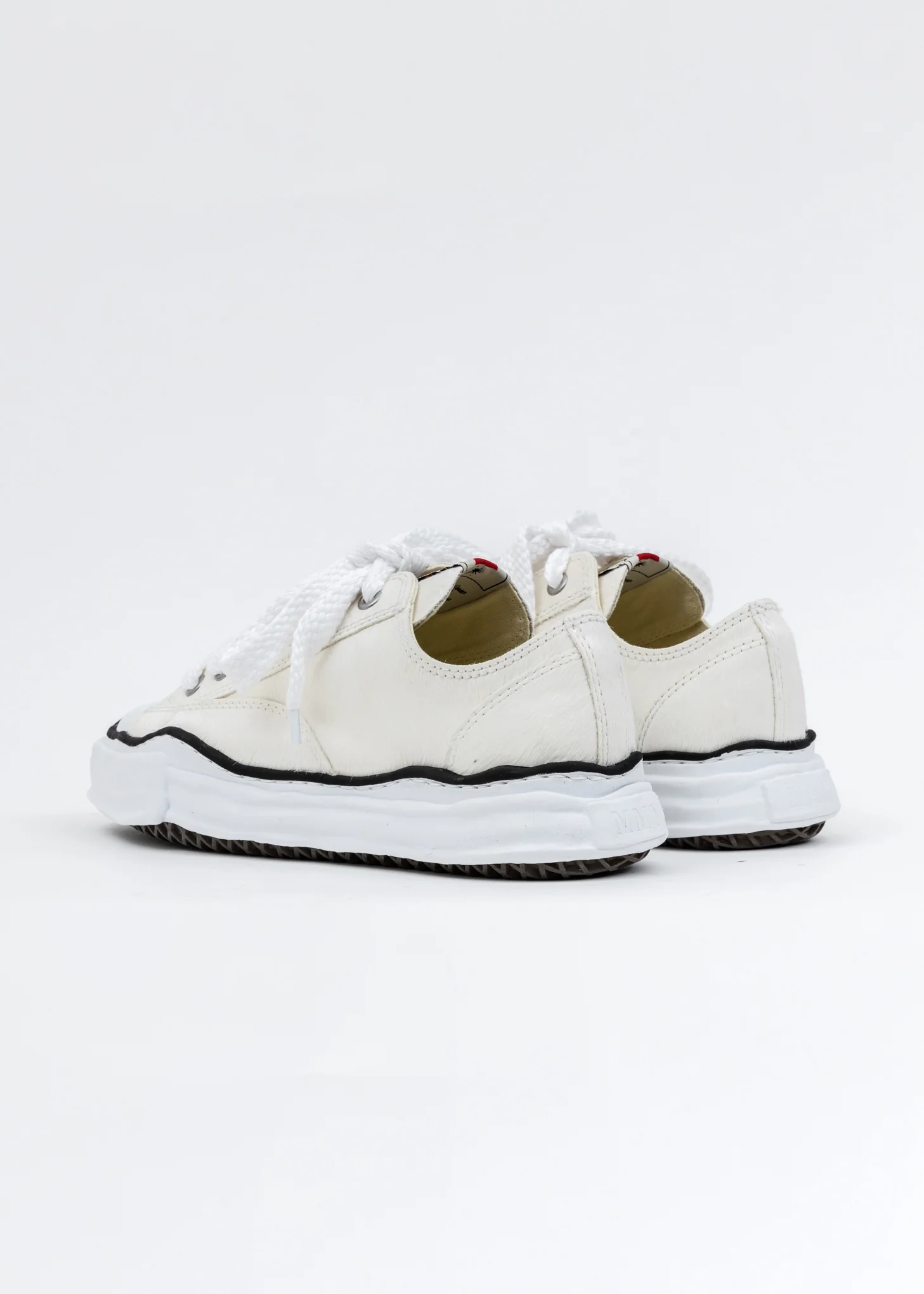 White Ponyskin Original Sole Lowtop Sneaker - Image 3