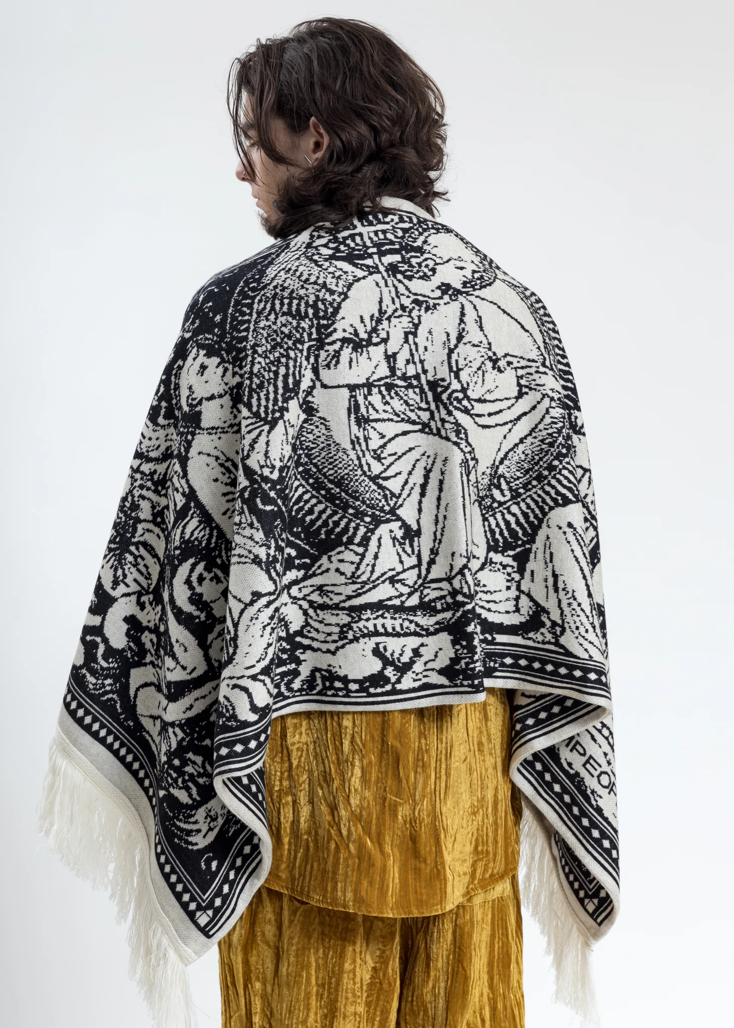 White Printed Scarf - Image 2