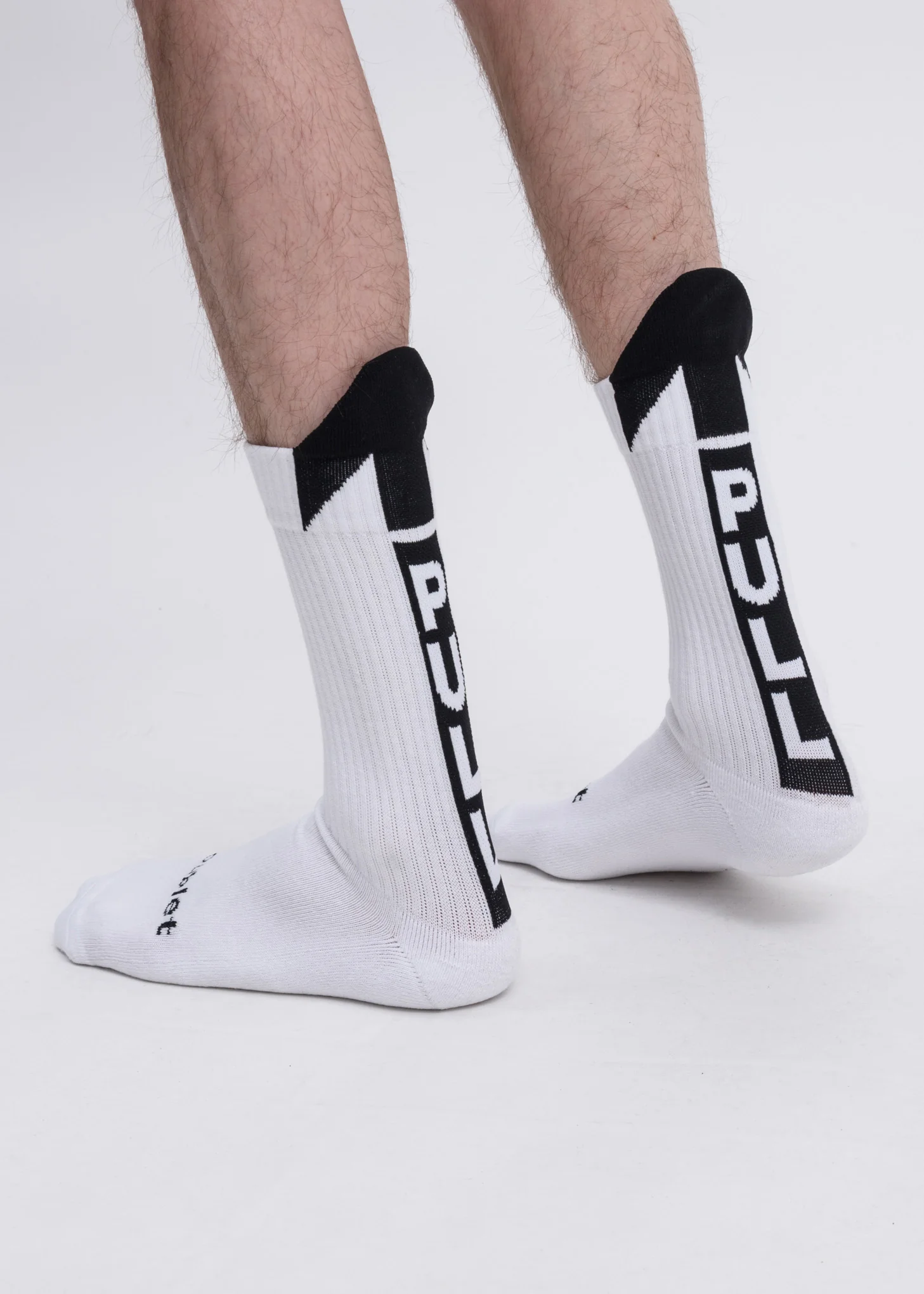 White "Pull-Up" Socks