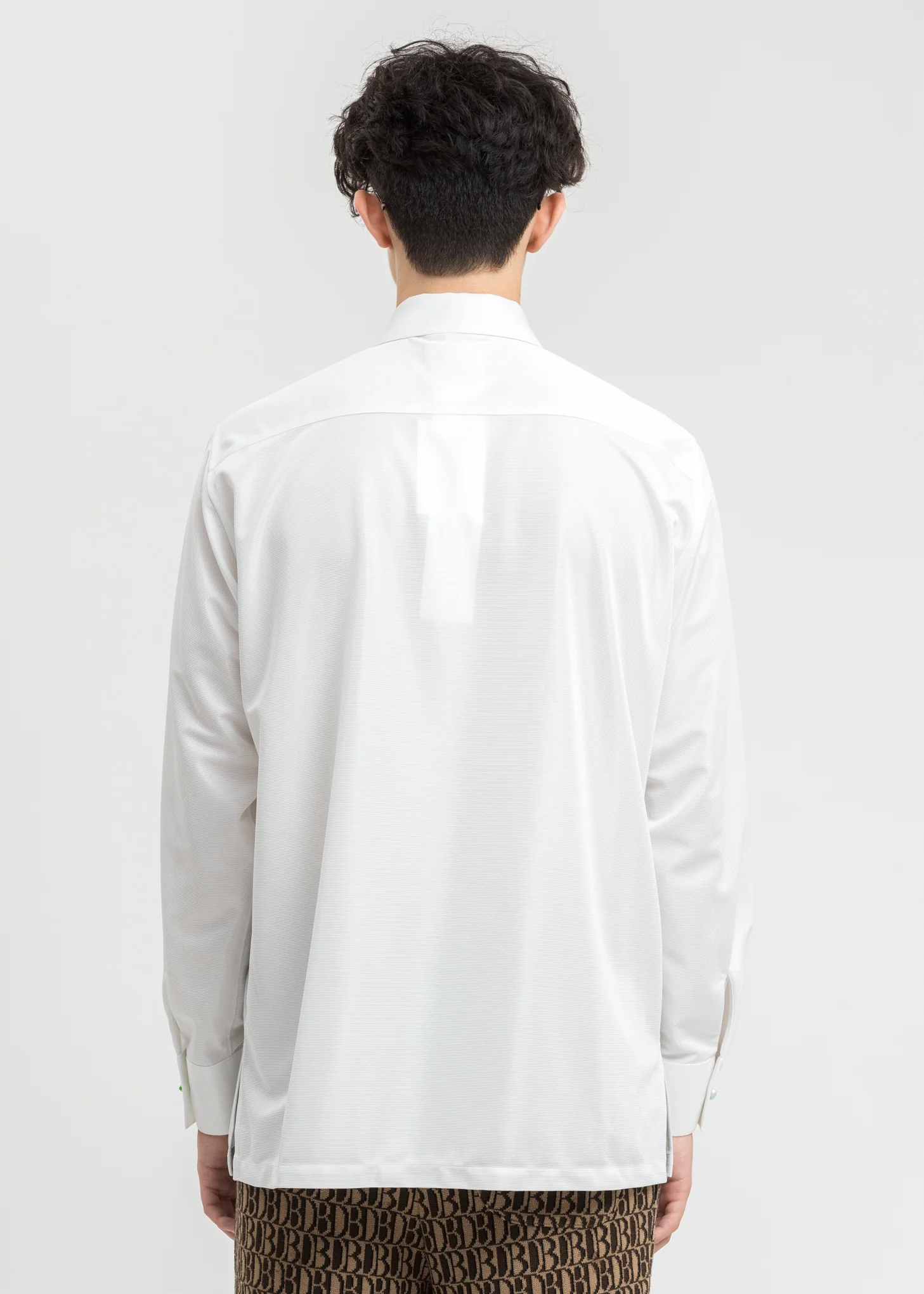 White Recycle Pet Bottle Shirt - Image 4