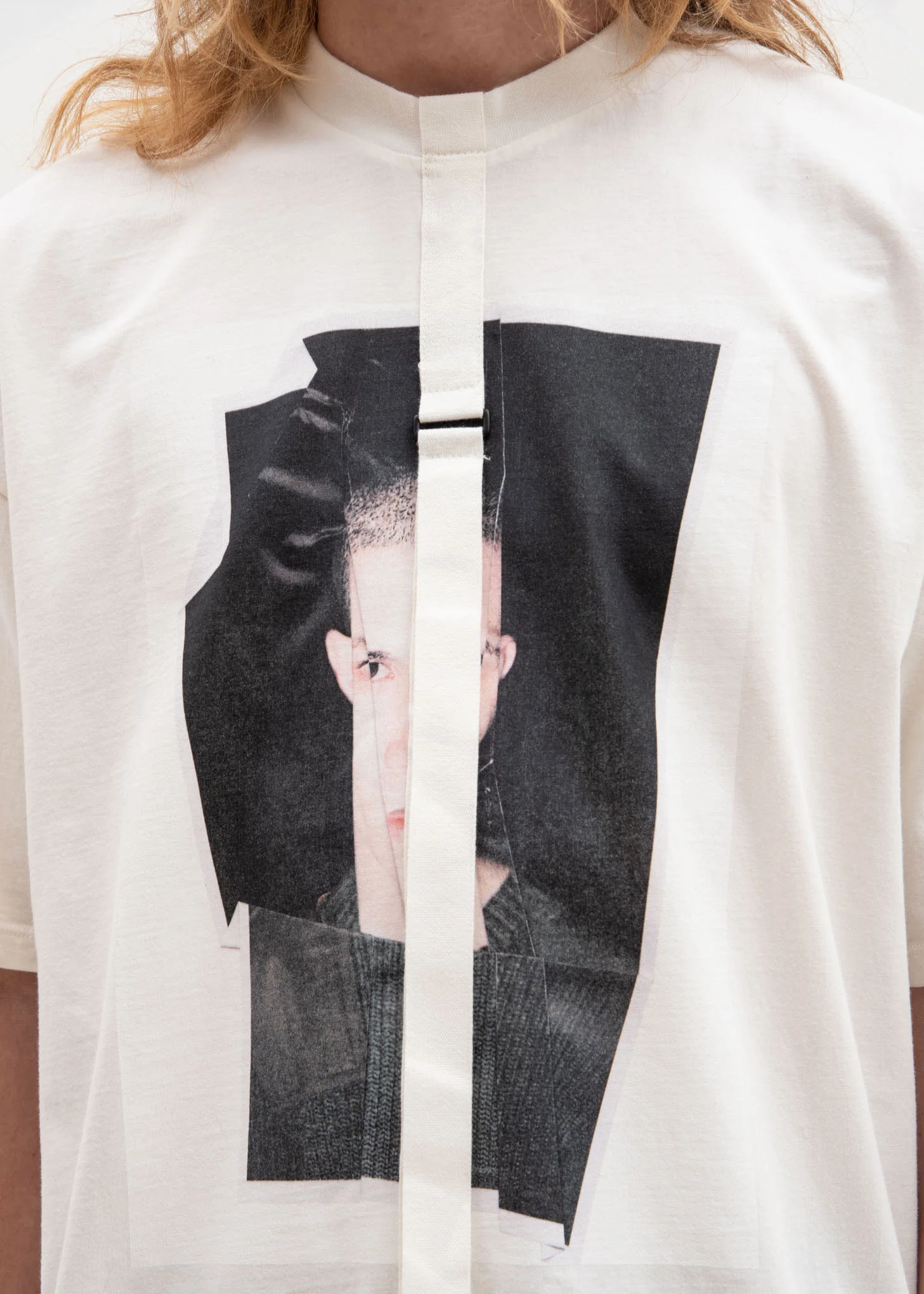 White Relaxed Fit T-Shirt Crash - Image 3