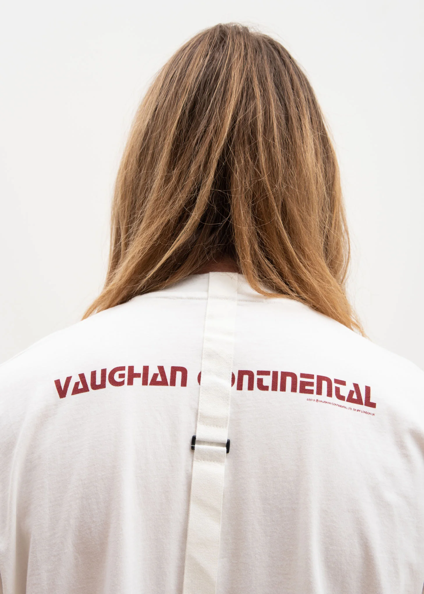 White Relaxed Fit T-Shirt Vaughan - Image 2