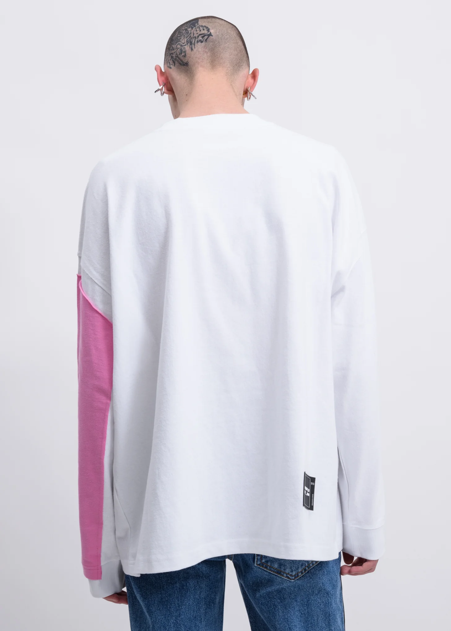 White Remake  Logo Long Sleeves - Image 2