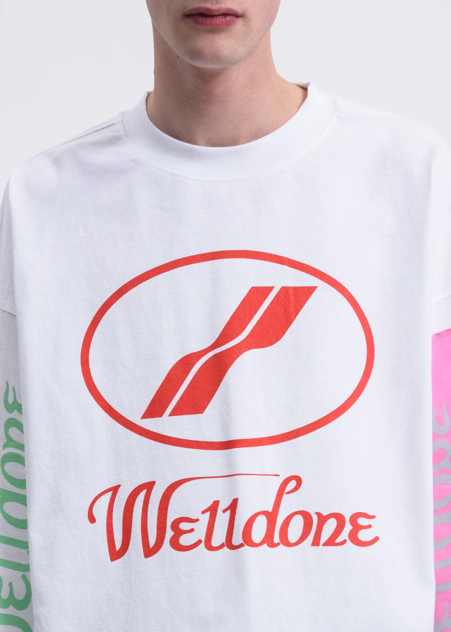 White Remake  Logo Long Sleeves - Image 5
