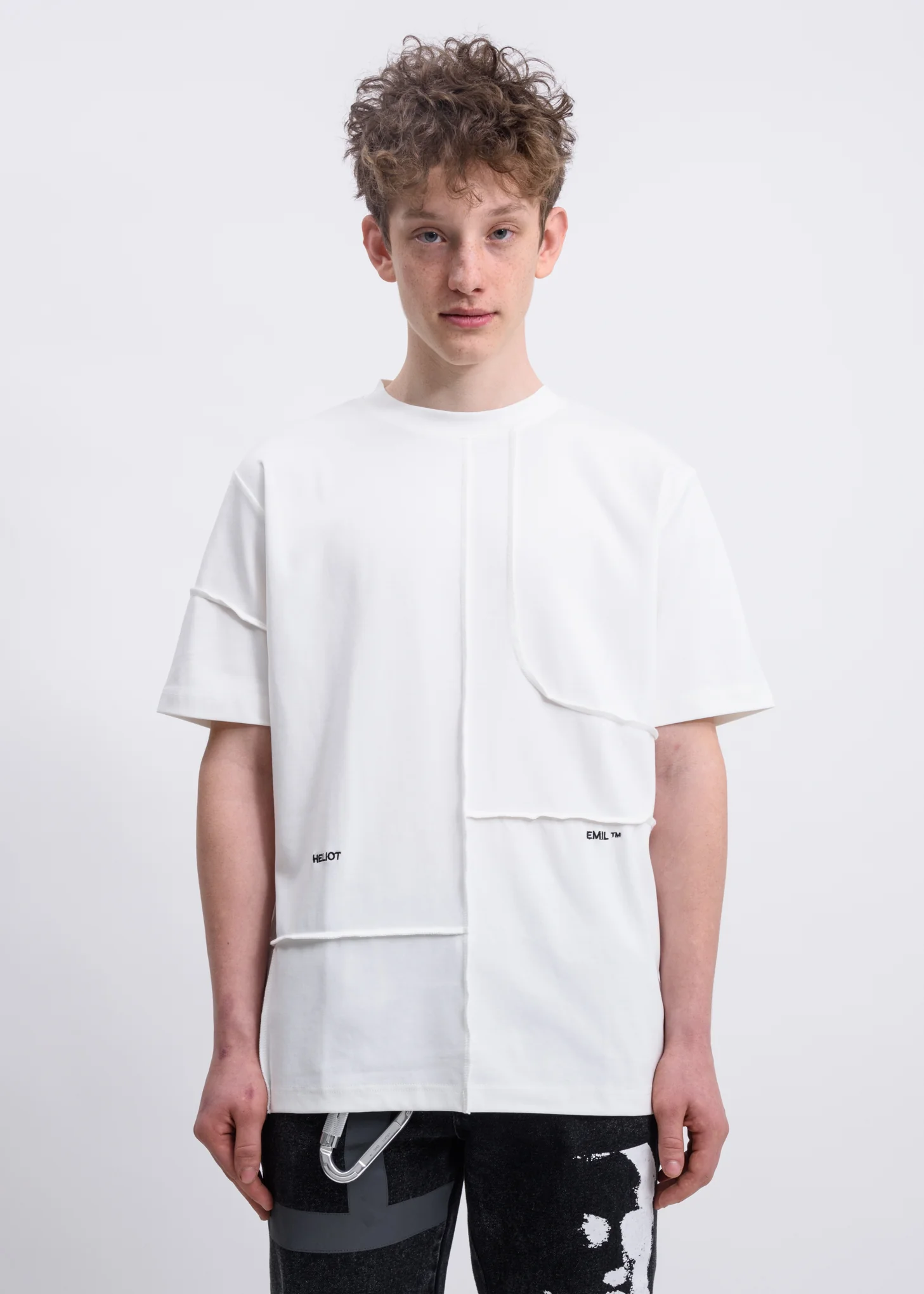 White Restructured T-shirt
