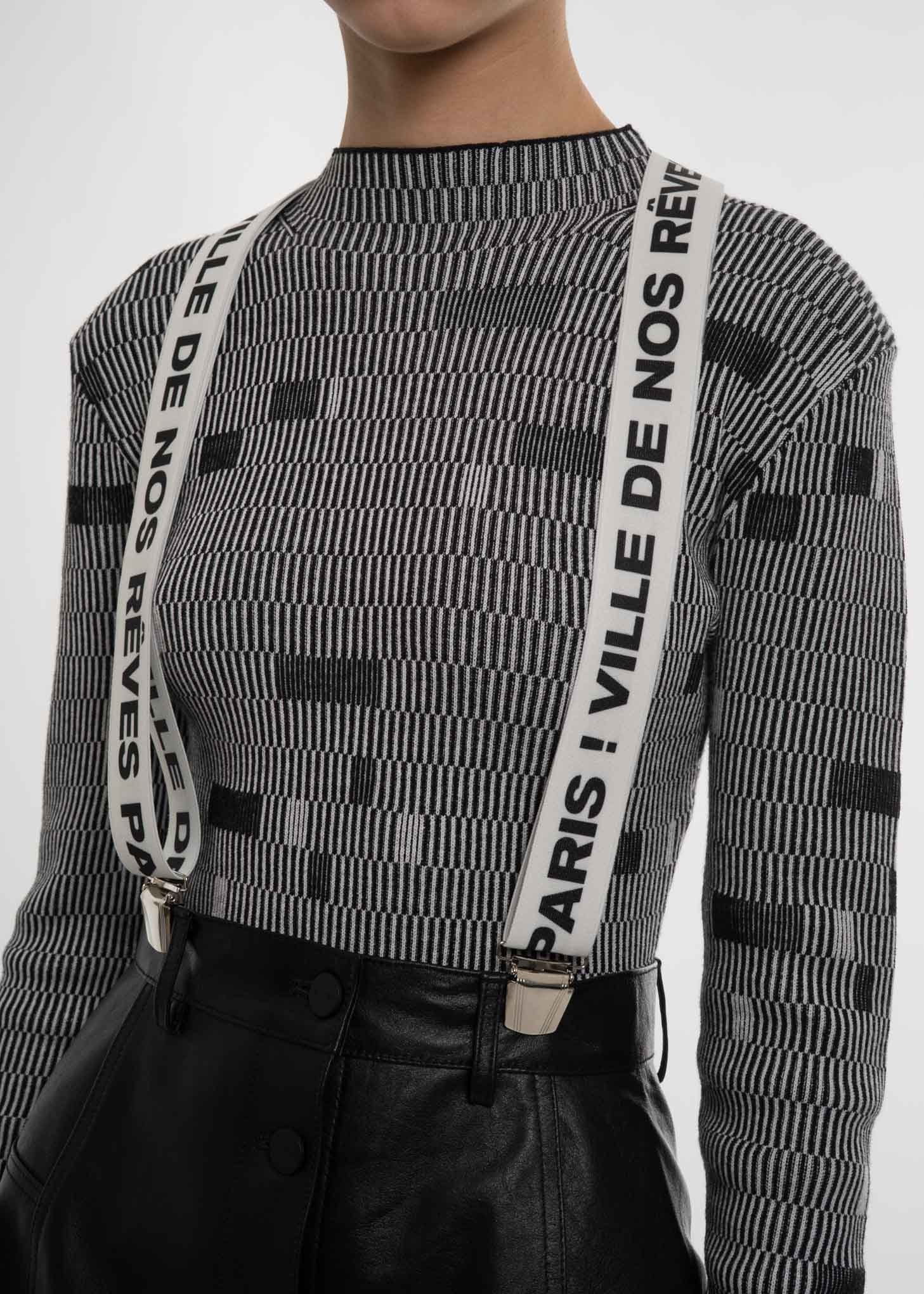 White Romantisme Paris Rêve Suspenders