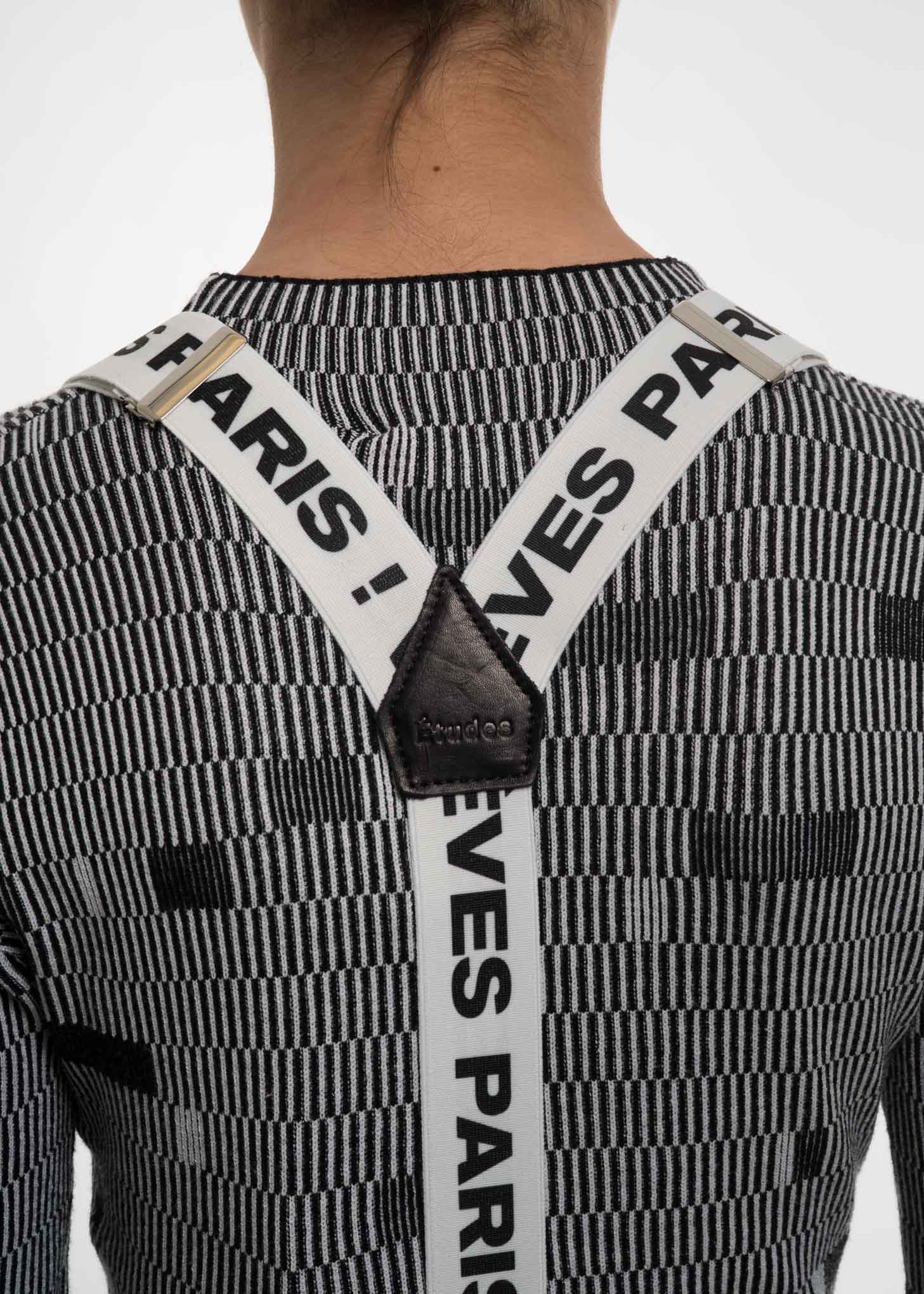 White Romantisme Paris Rêve Suspenders - Image 4