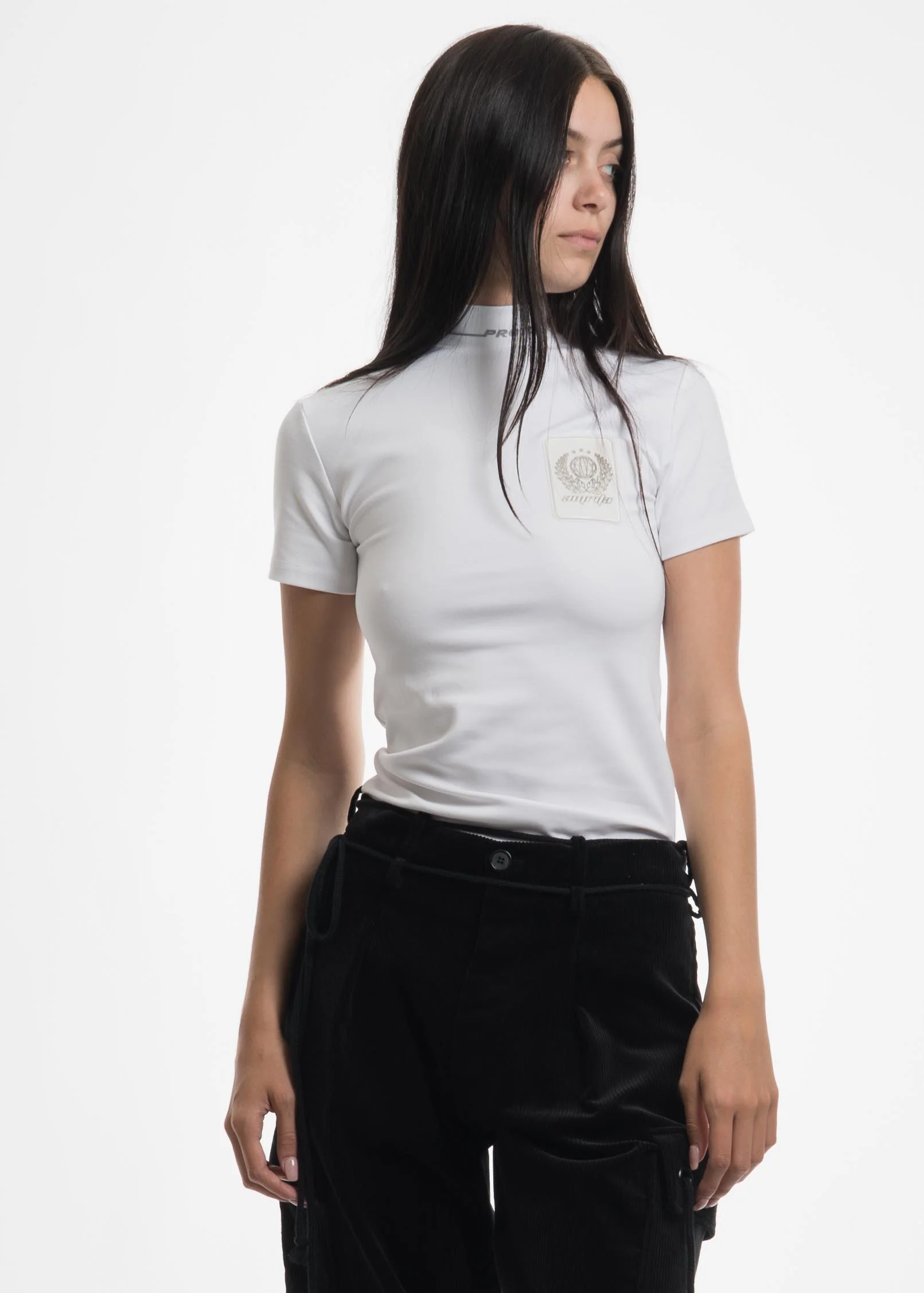 White Rubber Label T-Shirt