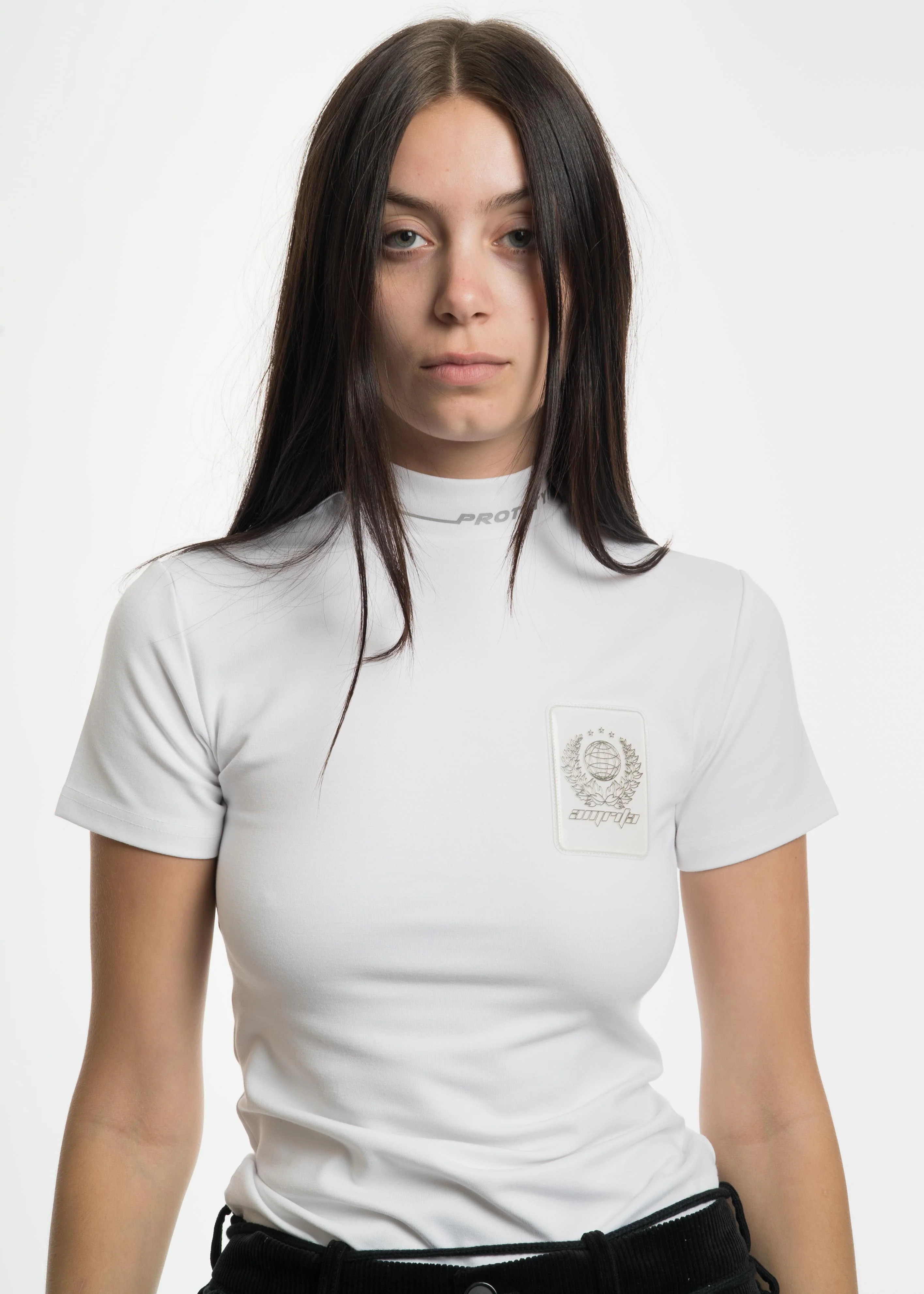 White Rubber Label T-Shirt - Image 3