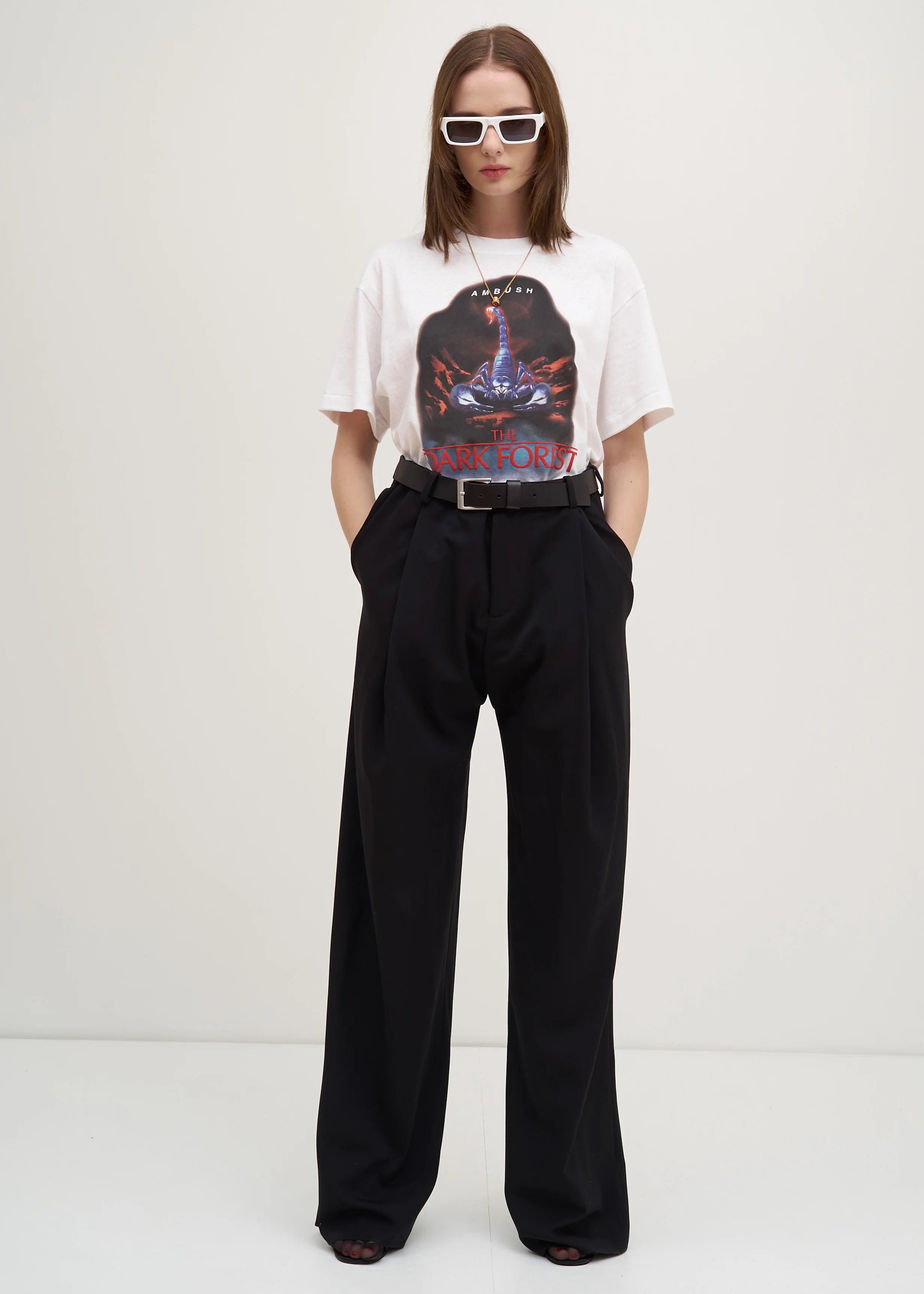 White Scorpio T-Shirt - Image 2
