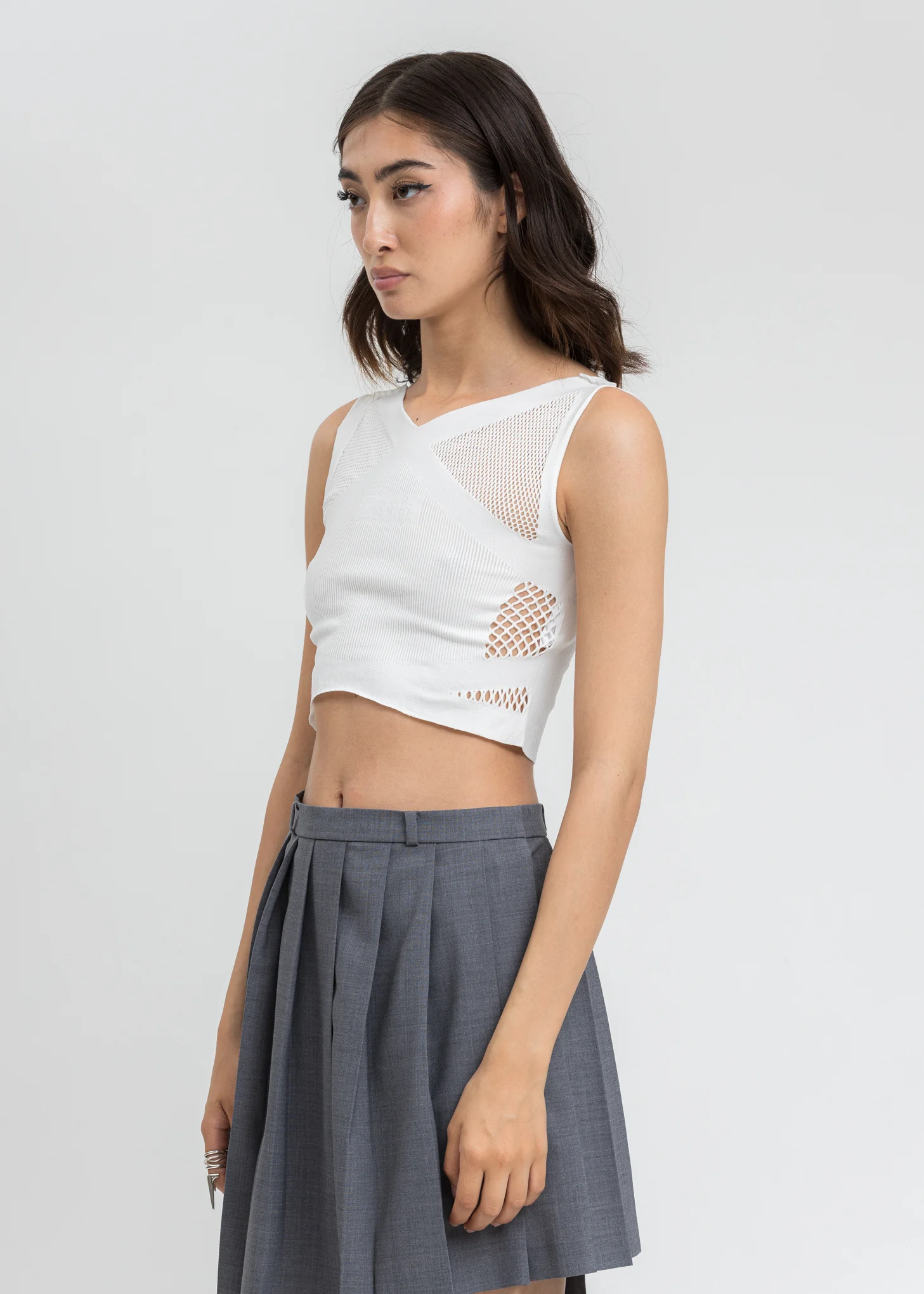 White See Thought Tank Top - Image 3