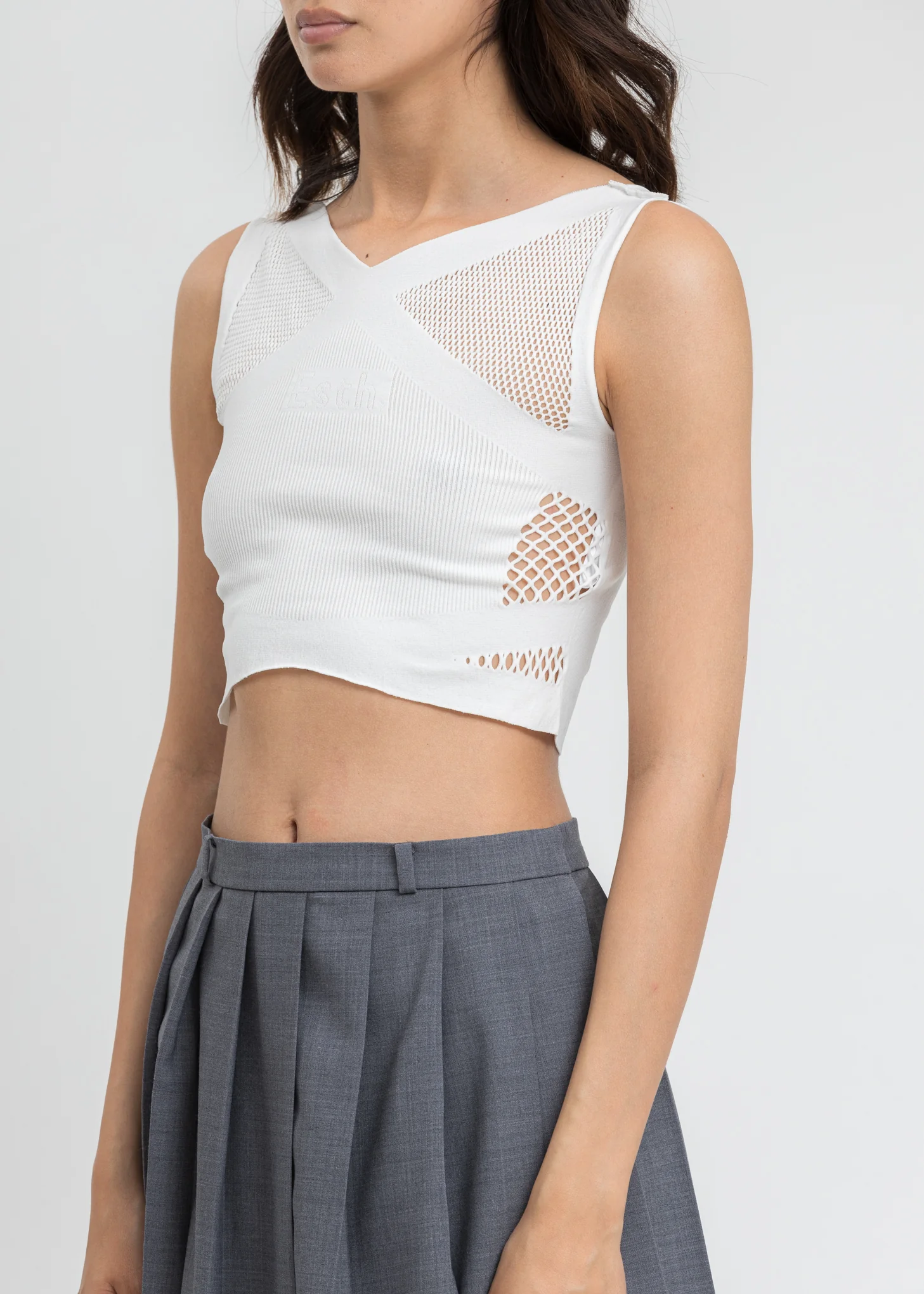 White See Thought Tank Top - Image 4