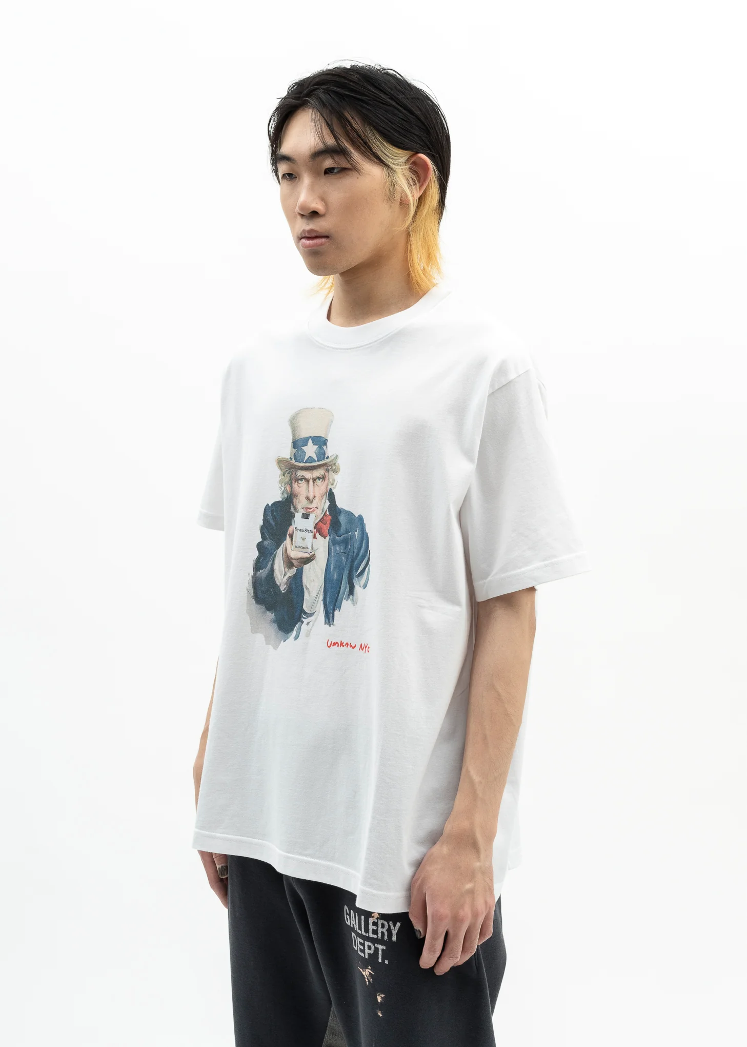 WHITE I WANT YOU SEVEN STARS T-SHIRT - Image 3