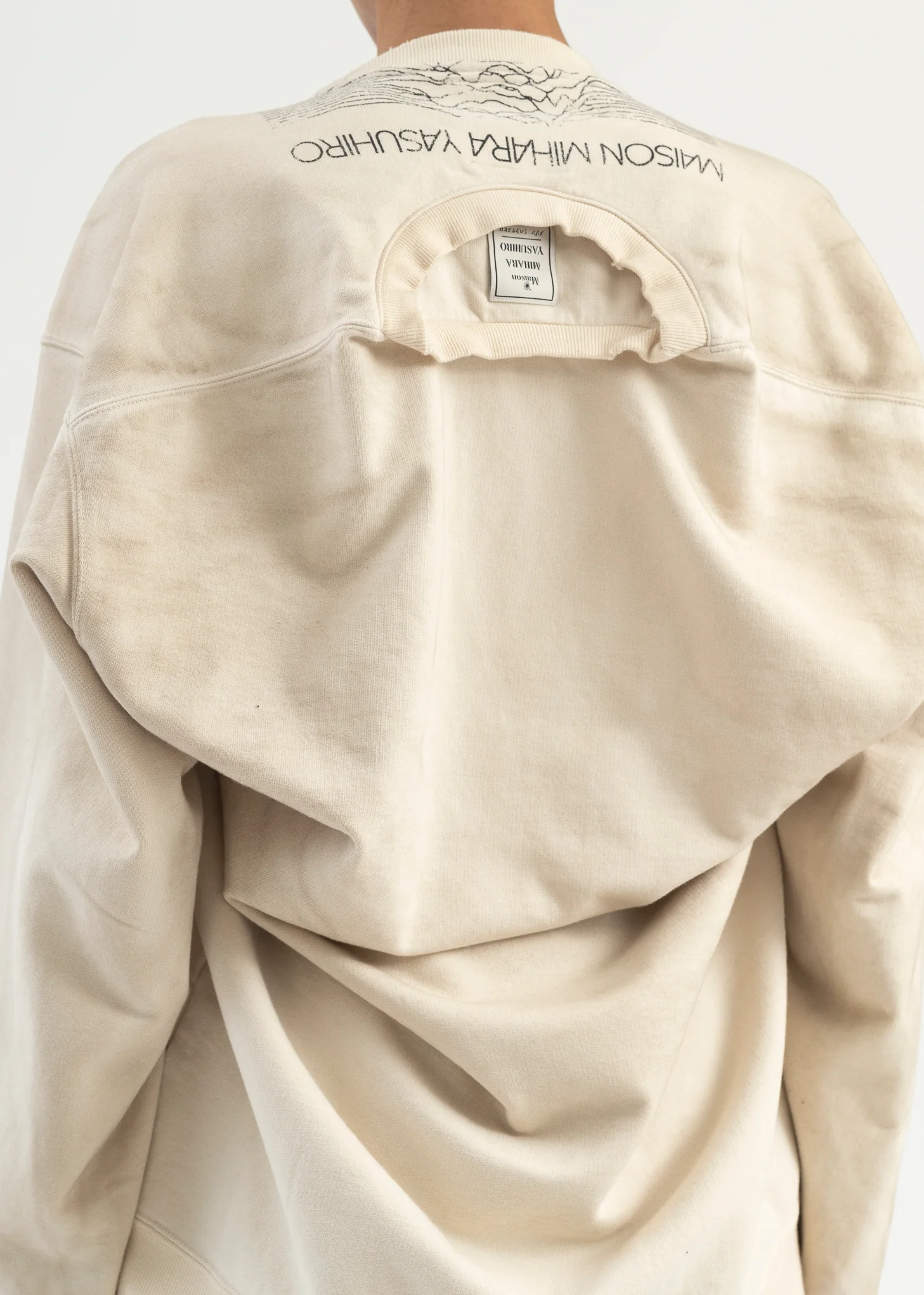 WHITE SHIFT BACK PULLOVER - Image 4