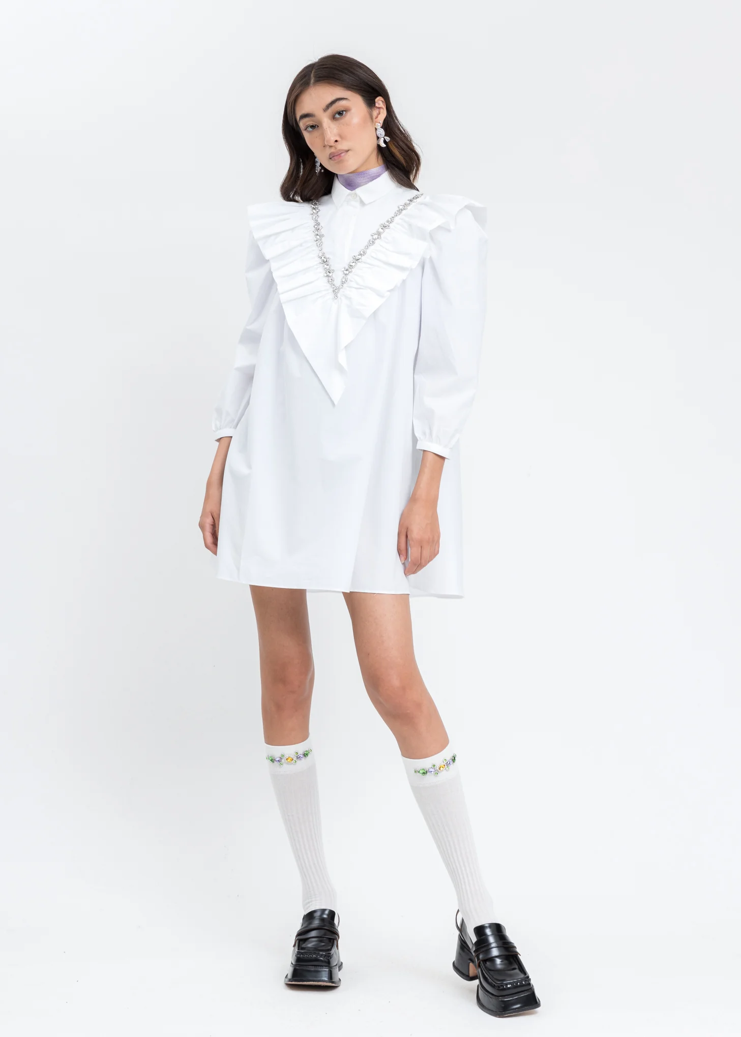 White Shirt Dress - Image 5