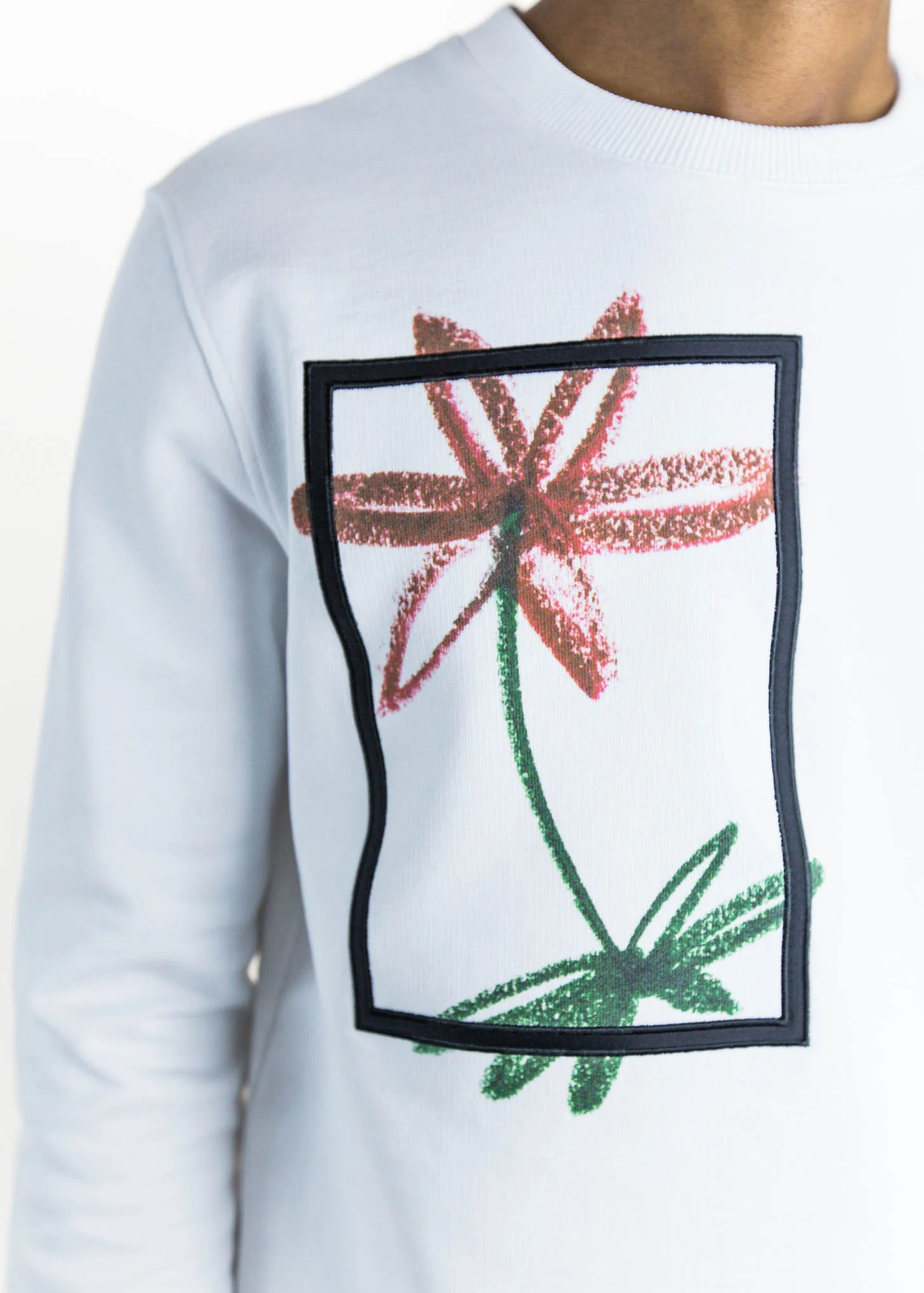 White Simon Sweatshirt - Image 2