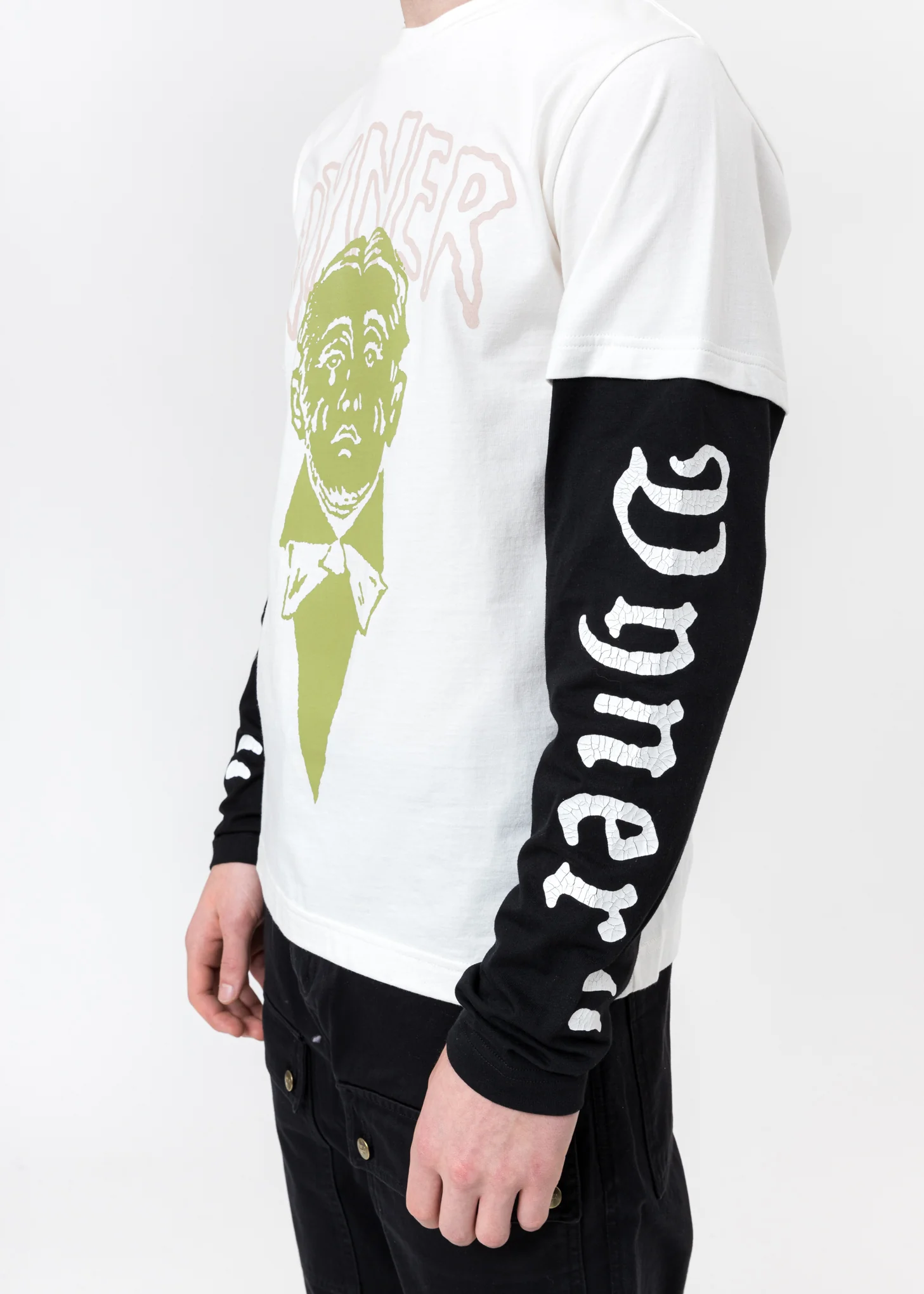 White Skater Long Sleeve - Vyner M - Image 4