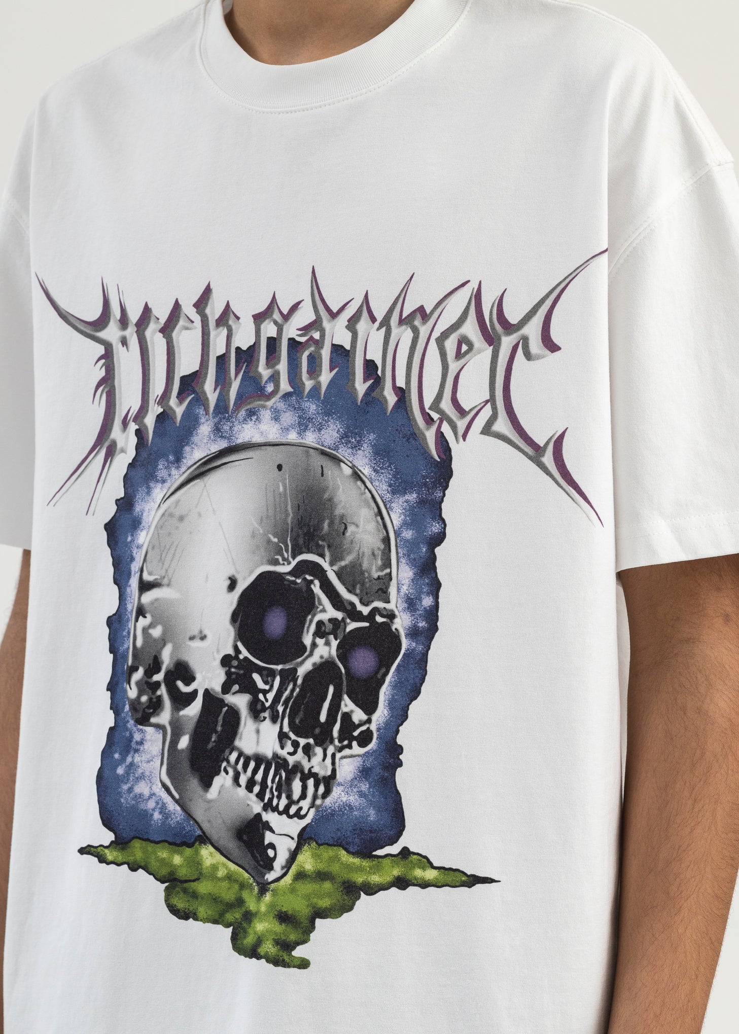 WHITE SKULL T-SHIRT - Image 4