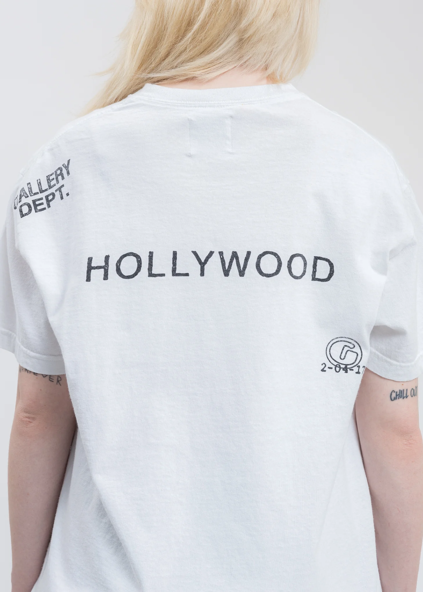 White SOCIETY OF THE SPECTACLE T-Shirt - Image 2
