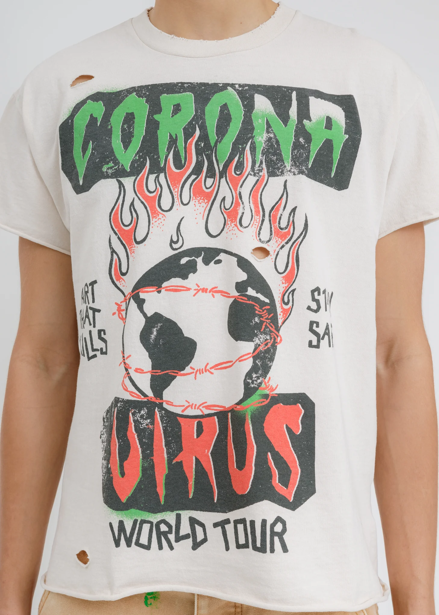 White ATK CORONA TOUR T-Shirt - Image 3