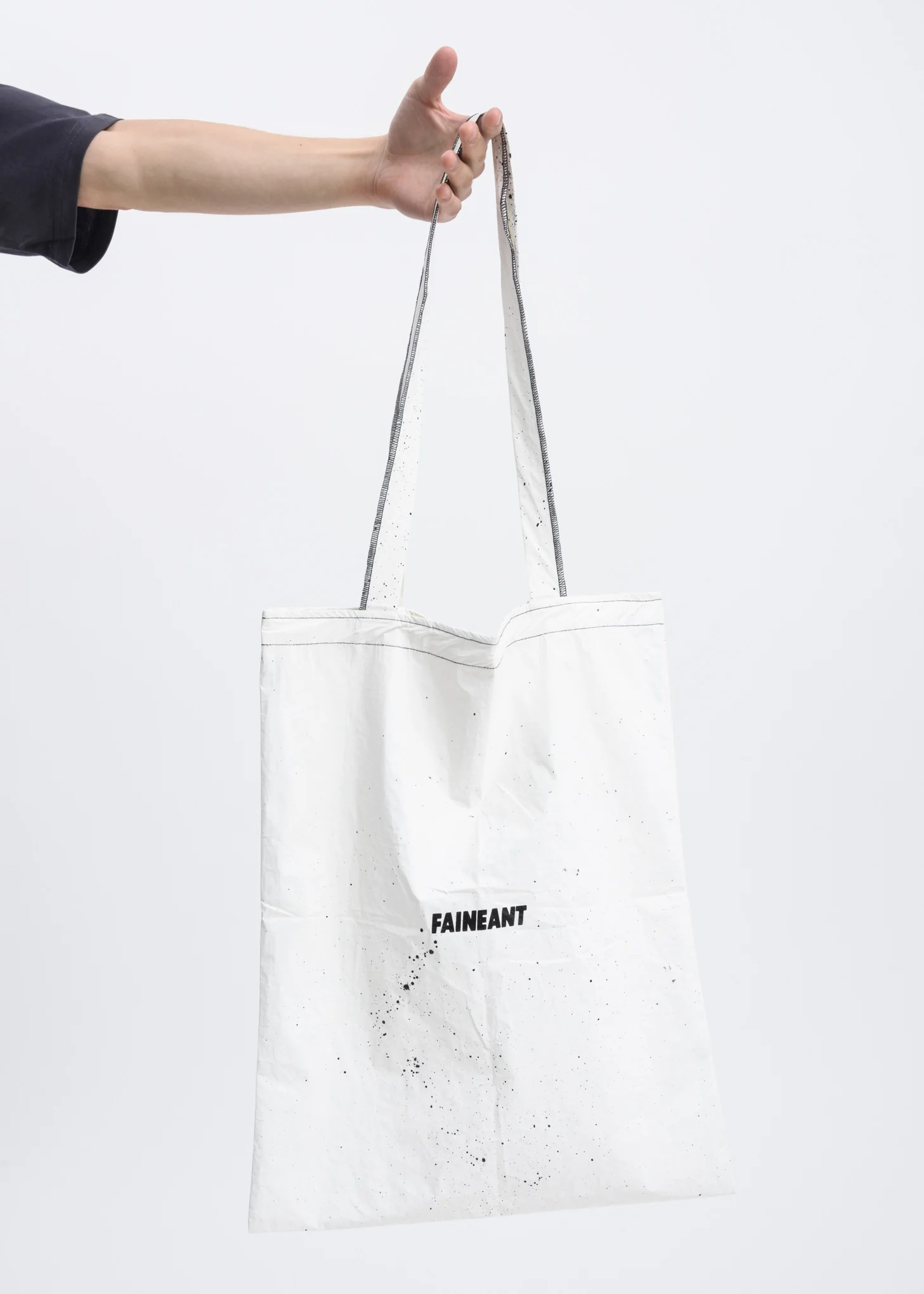 White Splatter Tote Bag