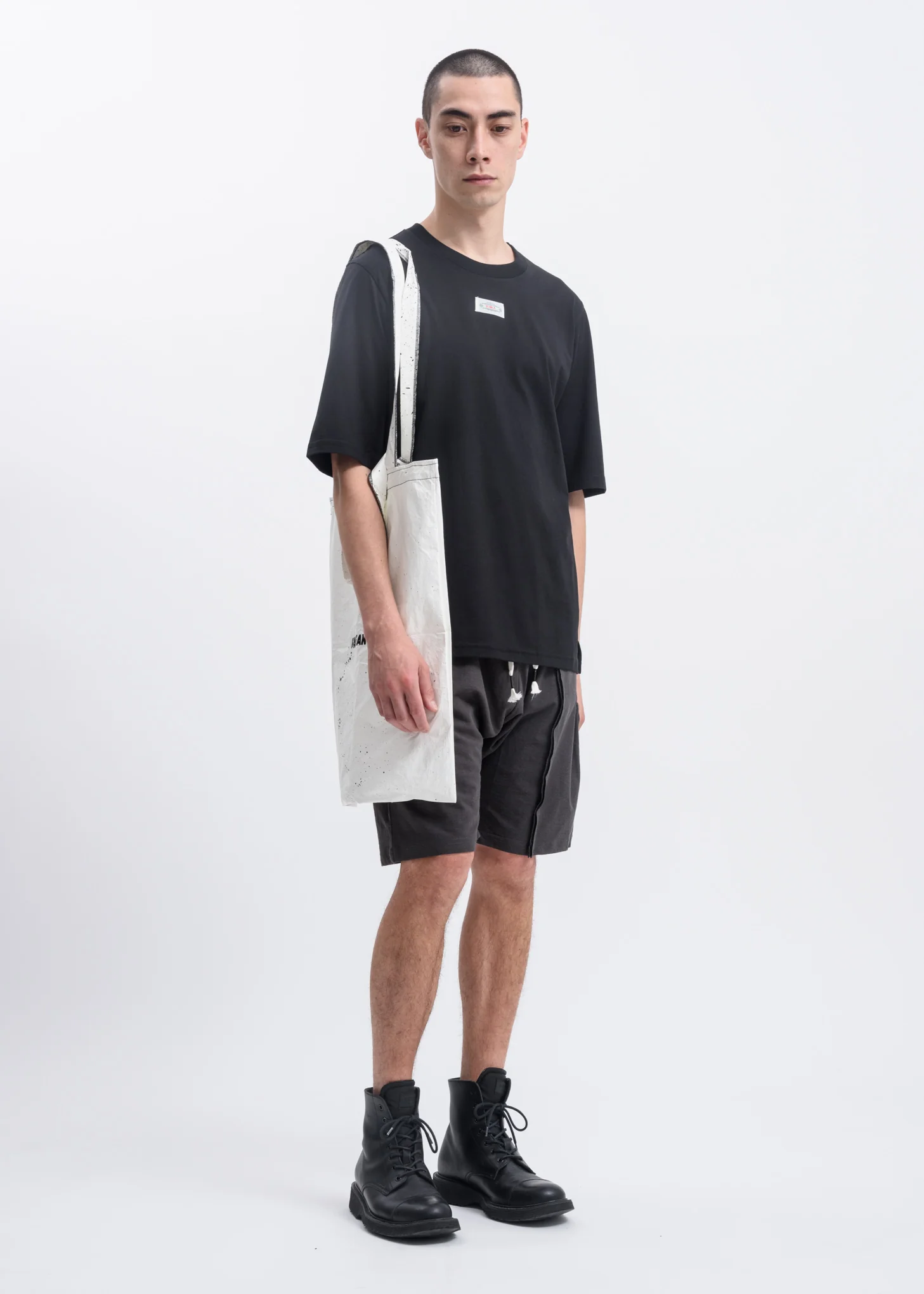 White Splatter Tote Bag - Image 4