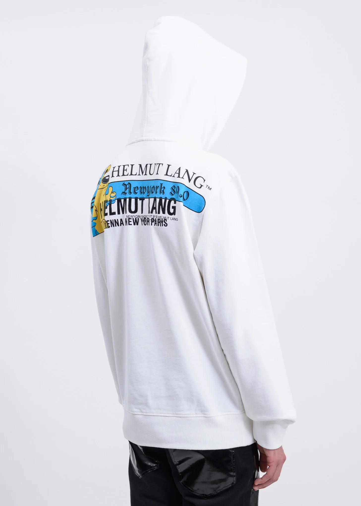White Standard Radio Hoodie - Image 2